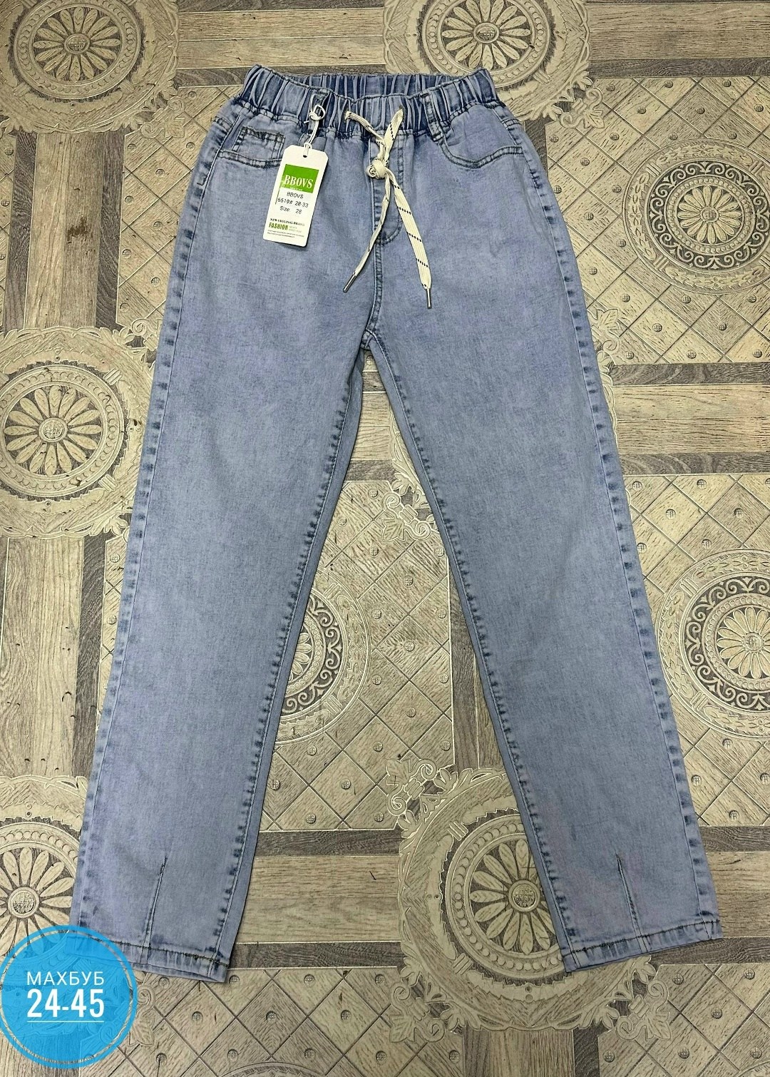 джинсы женские,джинсы,джинсы бананы женские,джинсы на резинке,джинсы мом