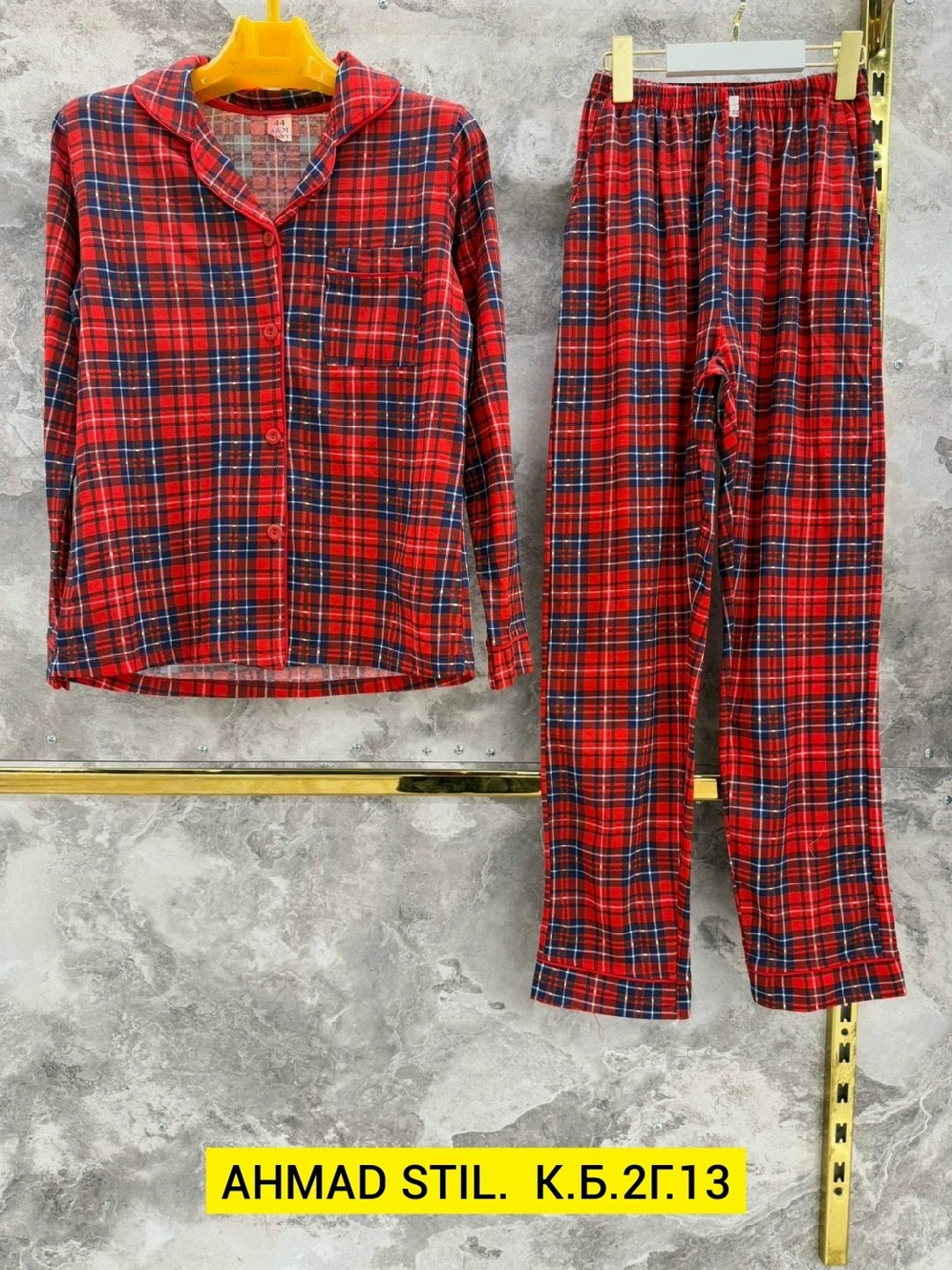 пижама двойка со штанами,женская пижама с брюками в клетку,пижама в клетку со штанами,женская пижама,пижама со штанами и рубашкой в клетку salixa mix