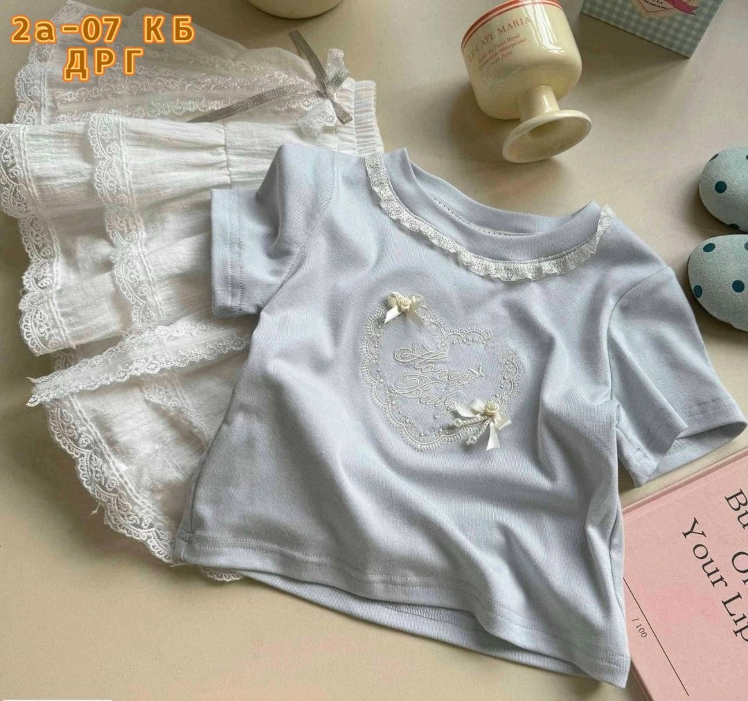 комплект из хлопка,одежда для маленьких девочек,летняя одежда для маленьких девочек,детские комплекты,комплект летней одежды для маленьких девочек