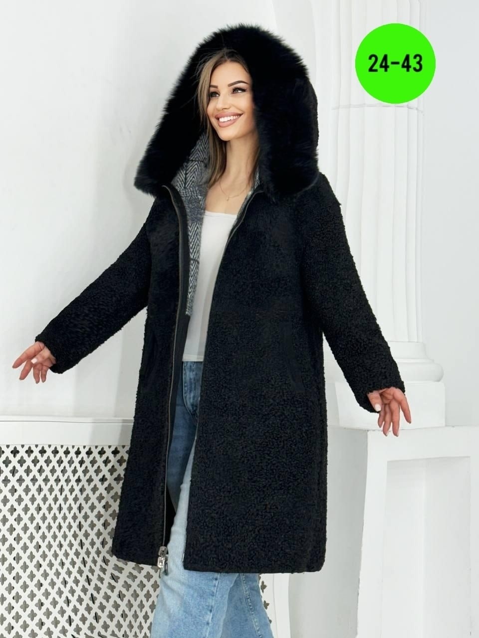 дубленка двухсторонняя,женская дубленка,верхняя одежда женская,пальто барашек,пальто женский