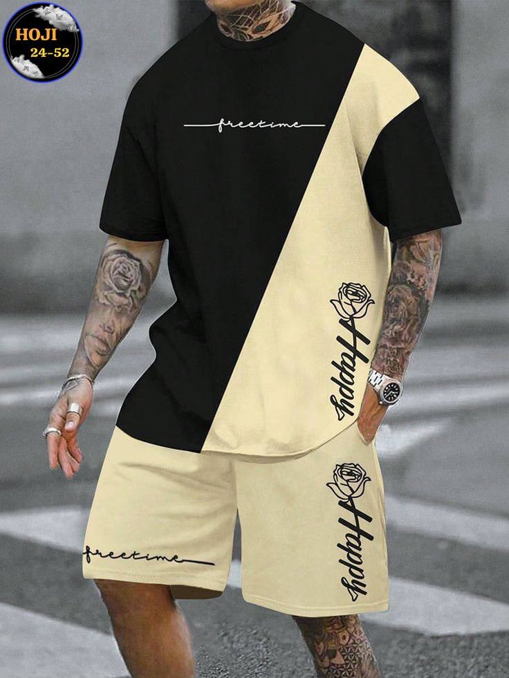 мужские комплекты,мужские спортивные костюмы,одежда мужская,мужская мода,футболка и шорты