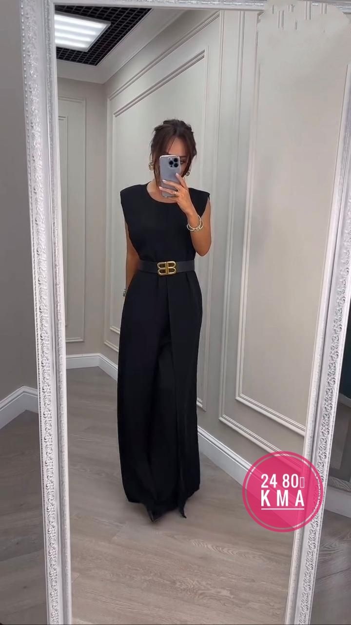элегантные комбинезоны,комбинезон женский 48899,брючный комбинезон,комбинезон женский вечерний брючный,брючный комбинезон женский