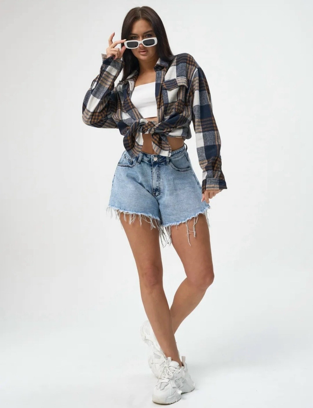 рубашка фланелевая в клетку оверсайз варенка morini,женская рубашка в клетку,рубашка хлопковая в клетку оверсайз удлинённая bia,женская рубашка,рубашка в клетку оверсайз удлиненная