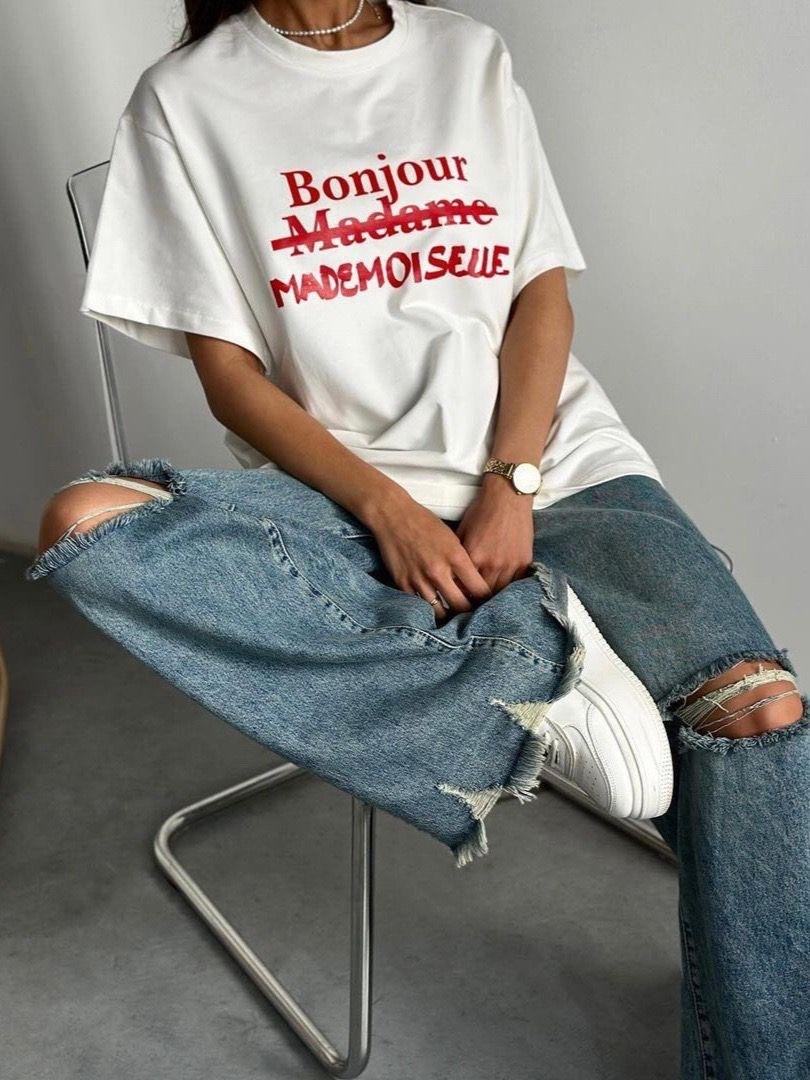 футболки женская,стильная футболка с принтом,стильная футболка,футболка la vie est belle,футболке