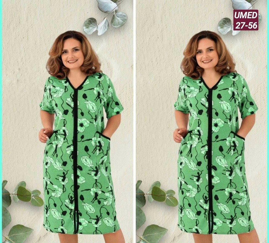 халат женский домашний,халат женский,халат женский трикотаж,халат женский 53519 какао,халат легкий