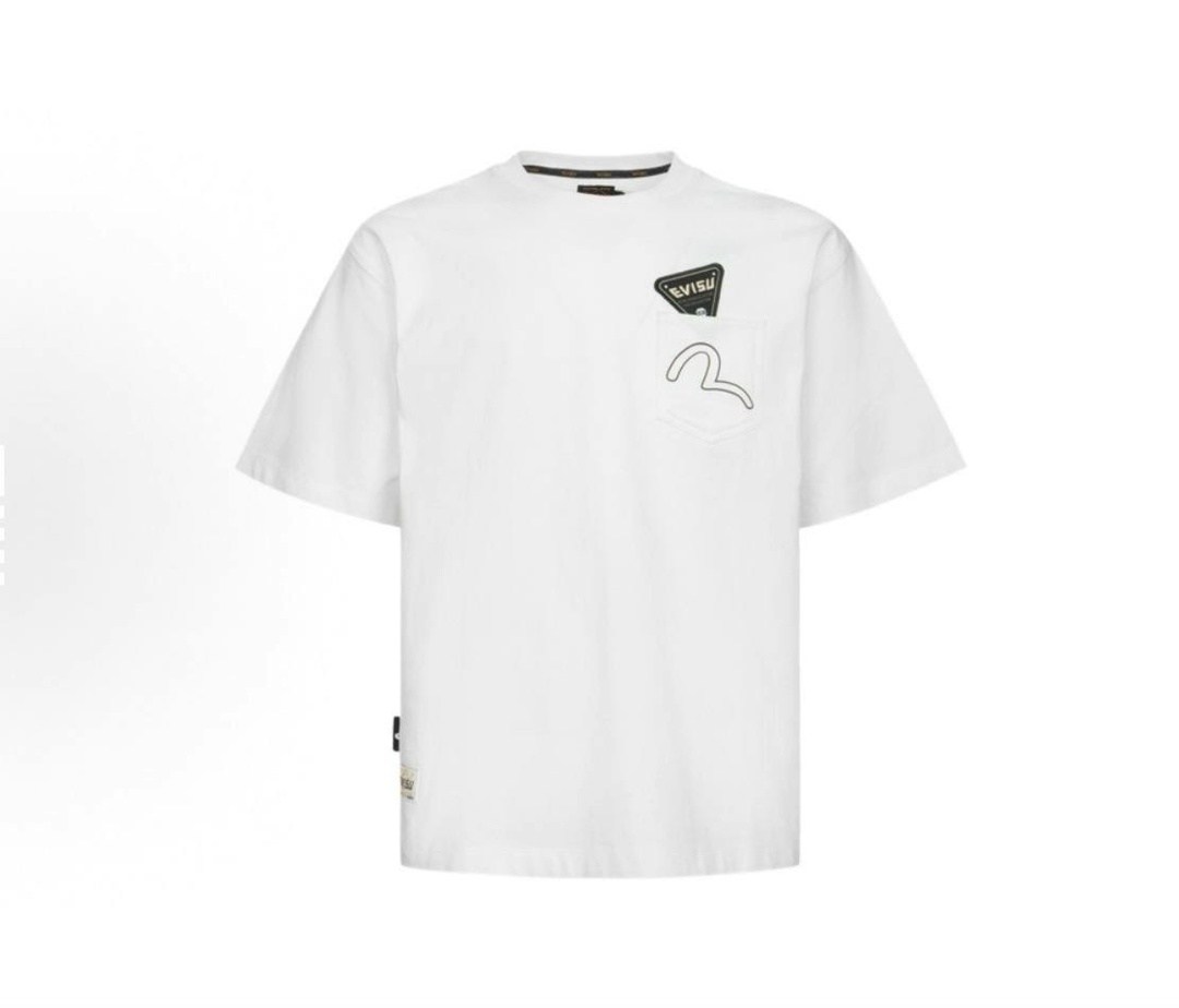 футболка evisu,футболка,мужская футболка,футболки мужские повседневные,футболка мужская чёрная