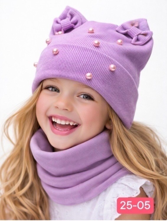 комплект шапки,шапка со снудом для девочек,шапка и снуд комплект,шапка для девочек,снуд для девочек