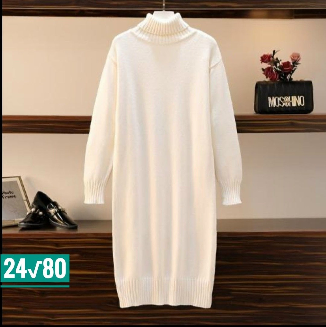 вязаное платье свитер,длинный свитер,платье-свитер женское шерстяное трикотажное с высоким воротником,платье свитер макси большой размер,теплое платье свитер