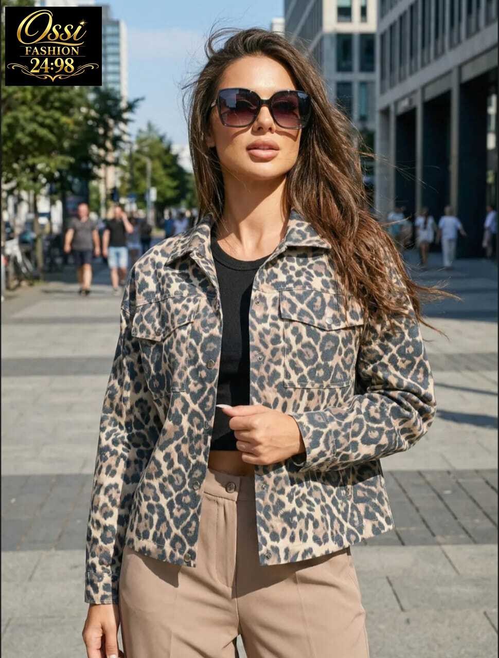 женская джинсовая куртка с леопардовым принтом,джинсовая куртка с леопардовым принтом,леопардовая куртка,куртка модная,леопардовая джинсовка