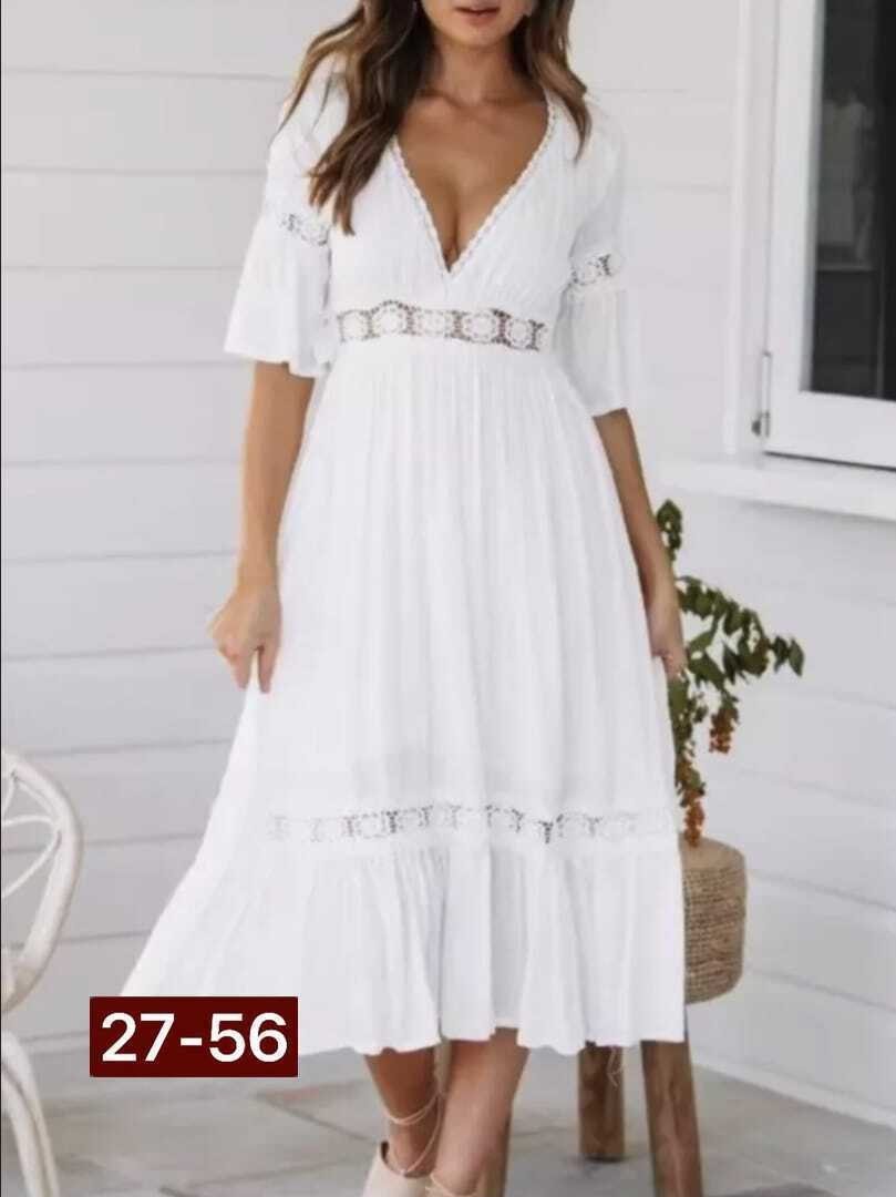 платье летнее белое,белое платье миди,женские длинные платья,женские платья летние,кружевное платье