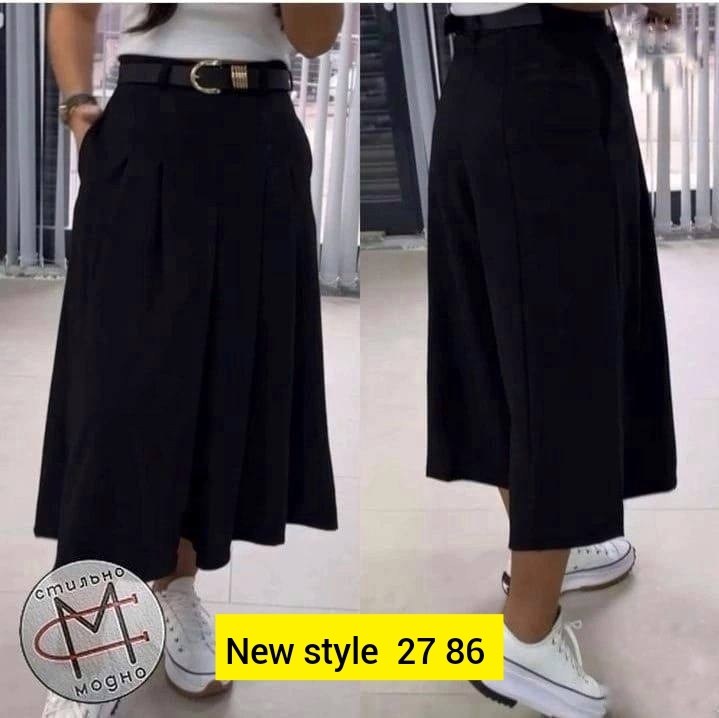 брюки кюлоты женские арт. 10486125,брюки юбка женские,брюки юбка,брюки кюлоты viserdi размер 48 серый,юбка-шорты