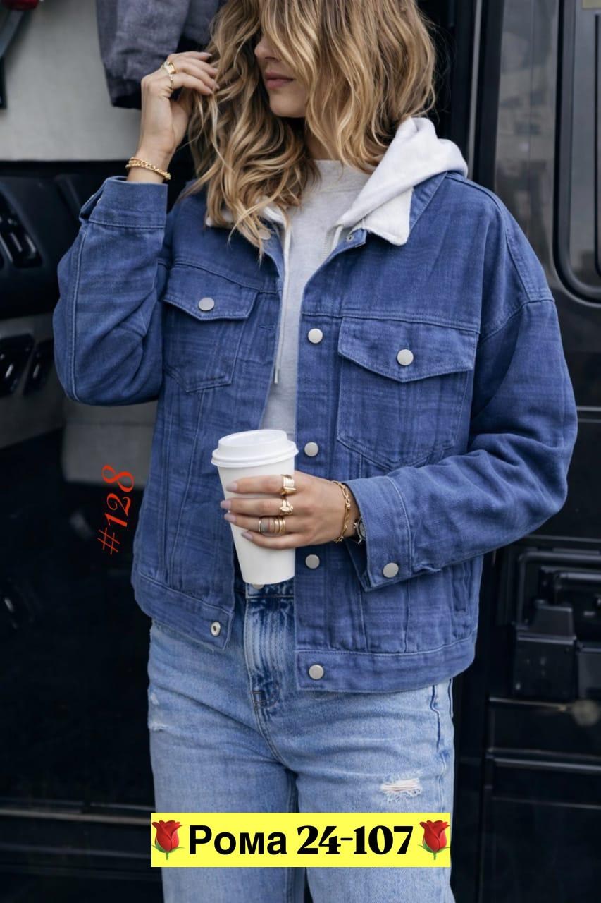 женская джинсовая куртка,джинсовая куртка,джинсовая куртка женская 2026,женская джинсовая куртка с капюшоном,свободная джинсовая куртка