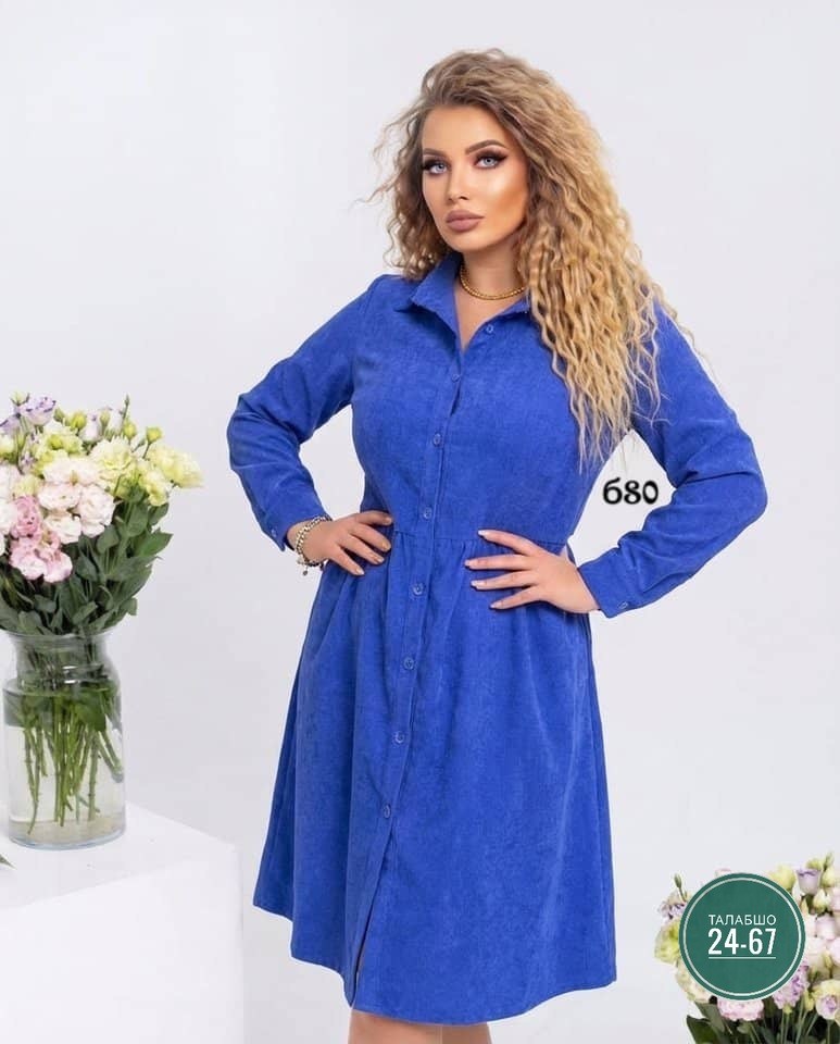 платье,платье-рубашка,женская платья,женское вельветовое платье,платье стильное