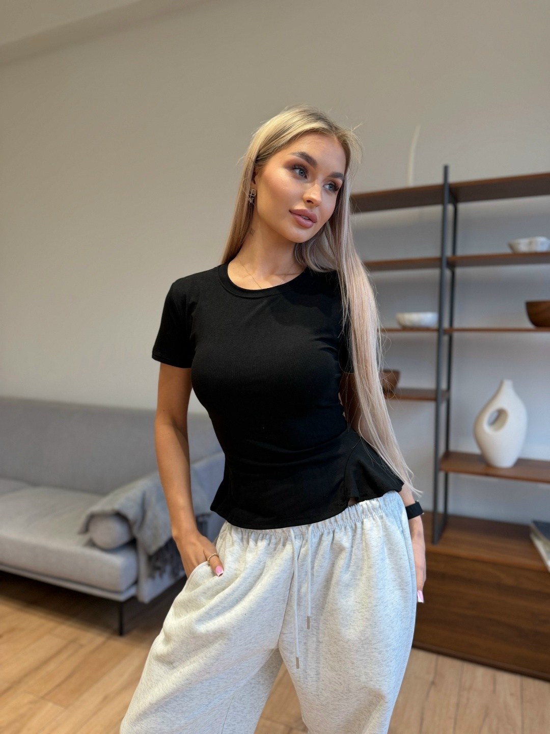 брюки спортивные,спортивные брюки твое,брюки женские спортивные,брюки с высокой талией,серые спортивные штаны