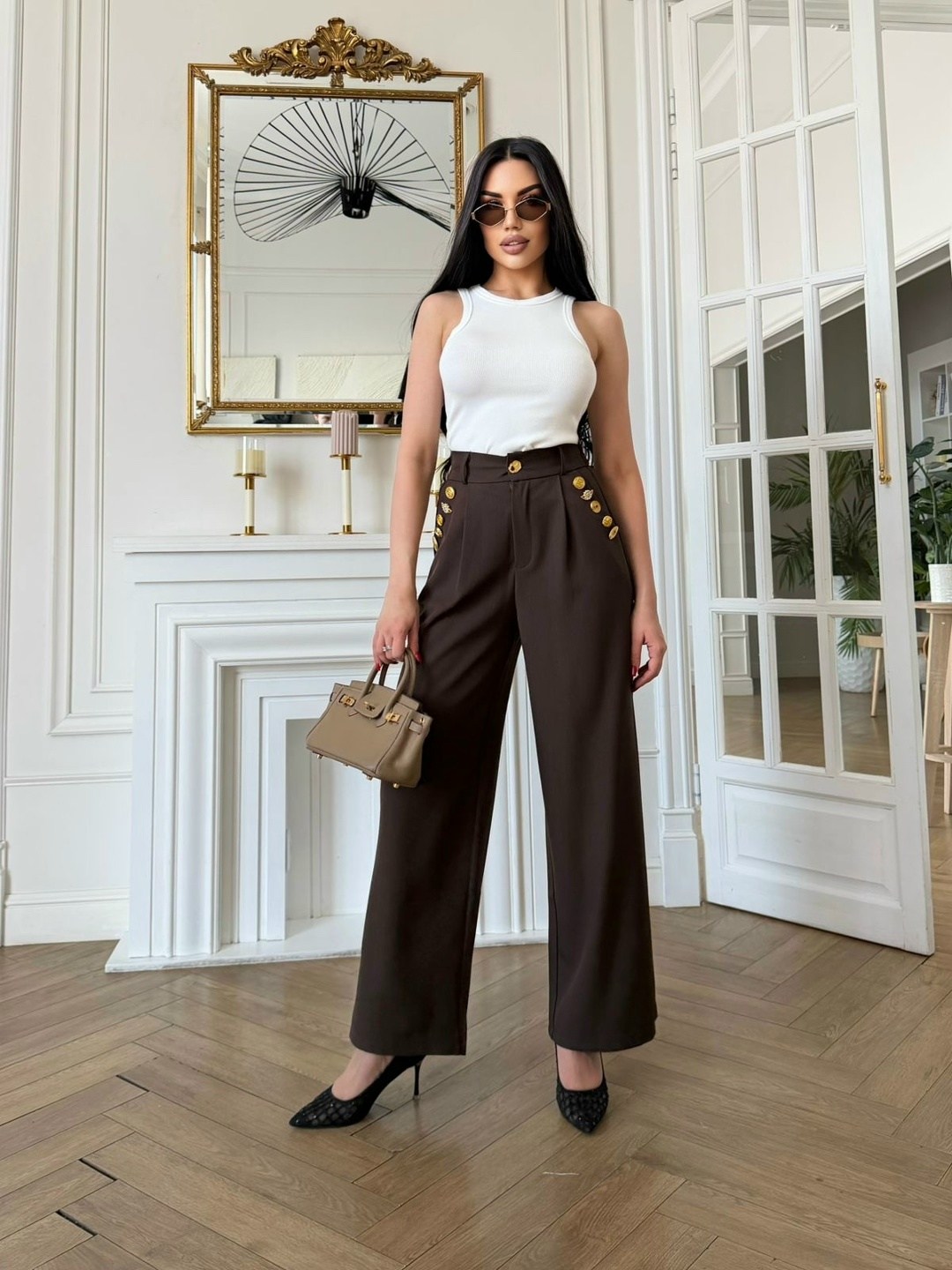 элегантные брюки,брюки палаццо,широкие брюки,повседневные брюки,брюки палаццо женские