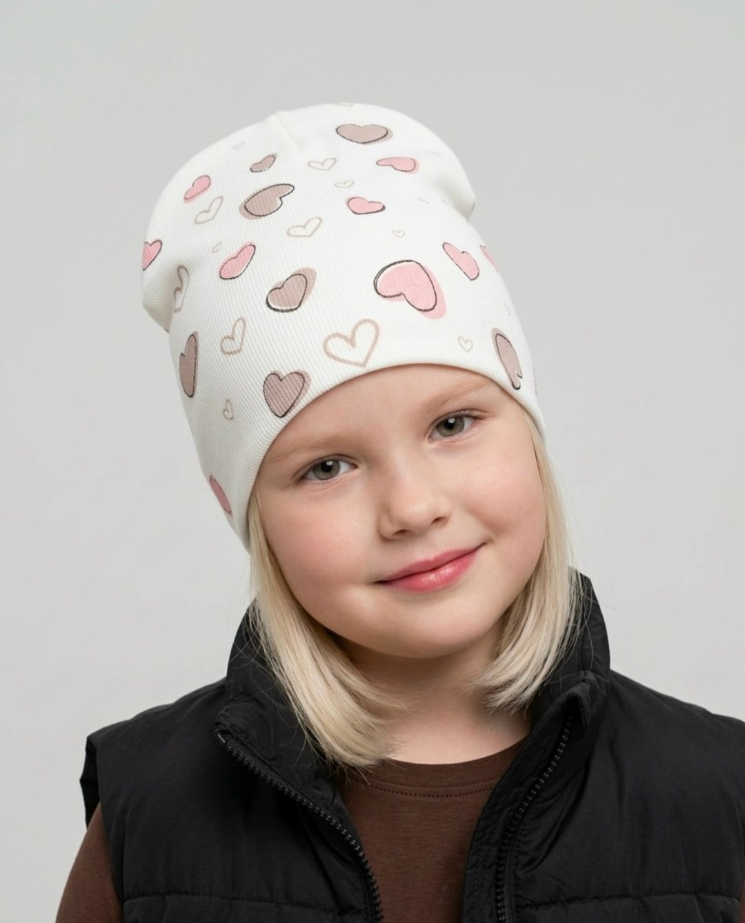 шапка трикотажная для девочки,шапка для девочек,шапочка детская,шапка демисезонная,шапка весення для девочки