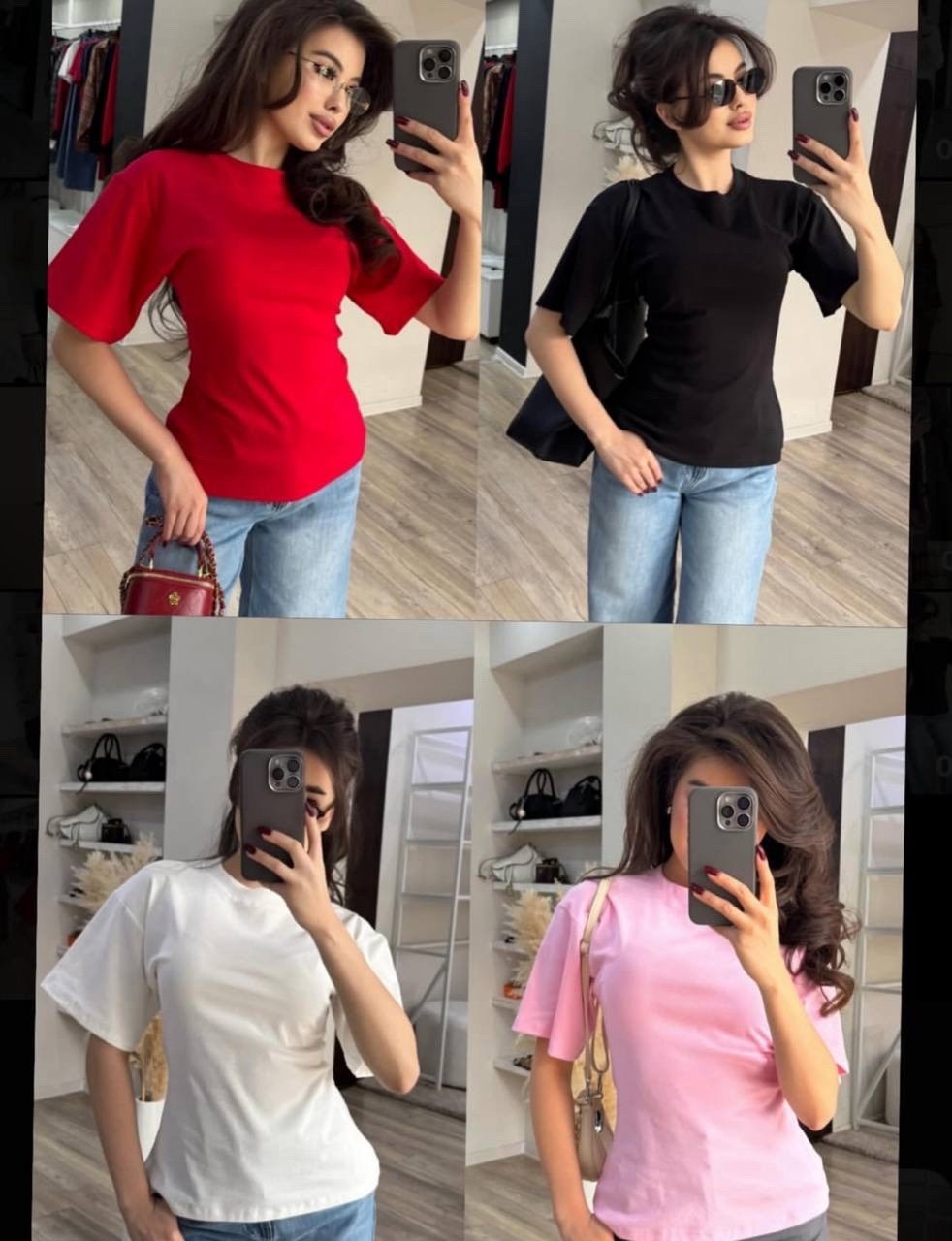 женская футболка,футболки модные,широкие рукава,короткие рукава,приталенные футболки