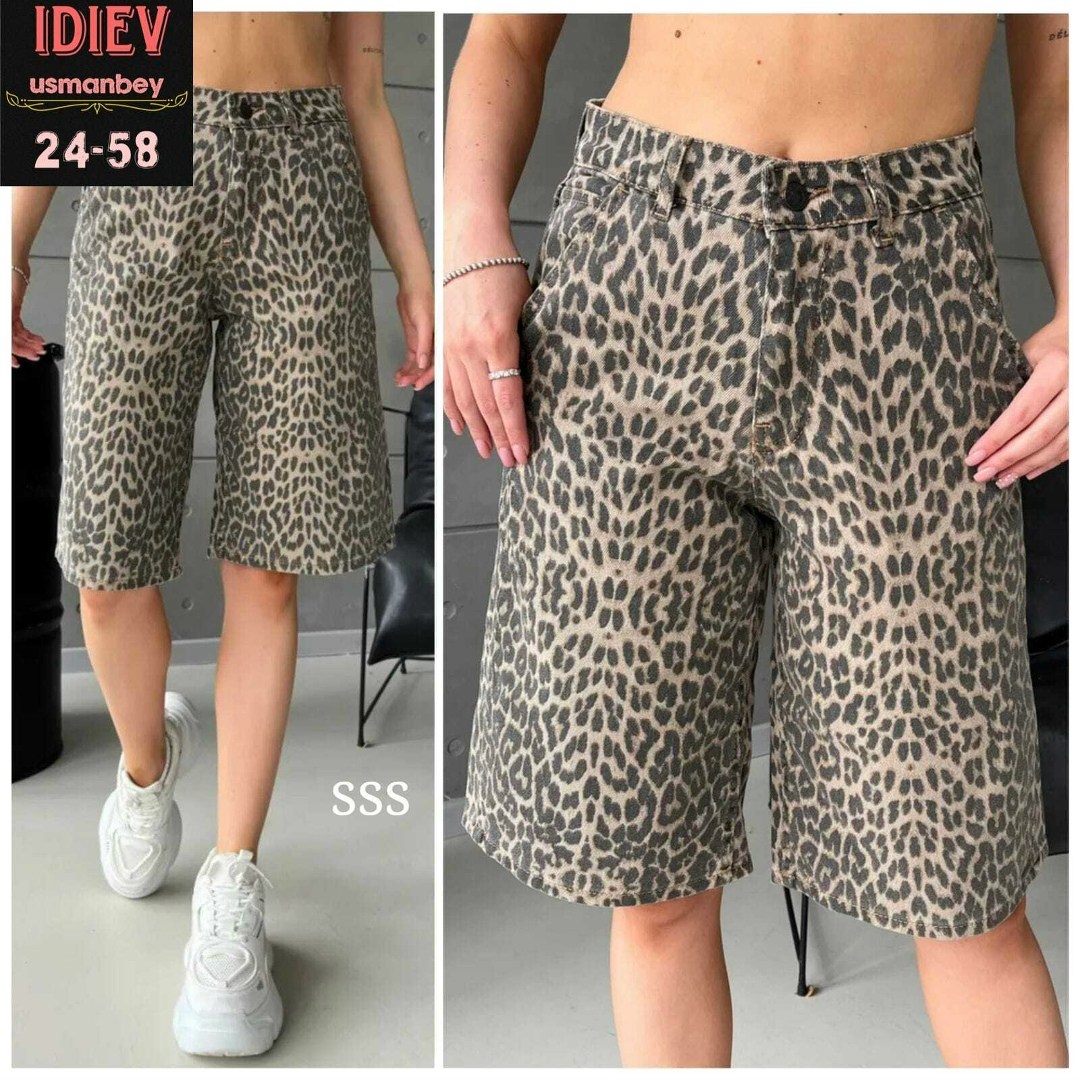 джинсовые шорты бермуды удлиненные леопардовые,джинсовые шорты леопардовые wooх,шорты бермуды джинсовые леопардовые широкие y2k,женские джинсовые шорты с леопардовым принтом,джинсовые шорты