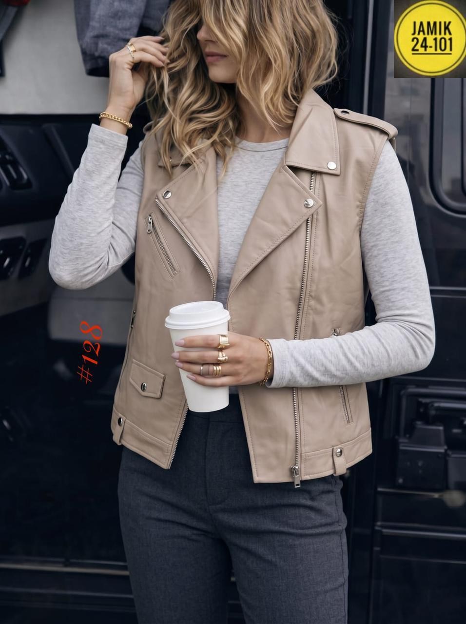 жилет кожаный женский,кожаная жилетка,кожаный жилет,жилет косуха,куртка косуха