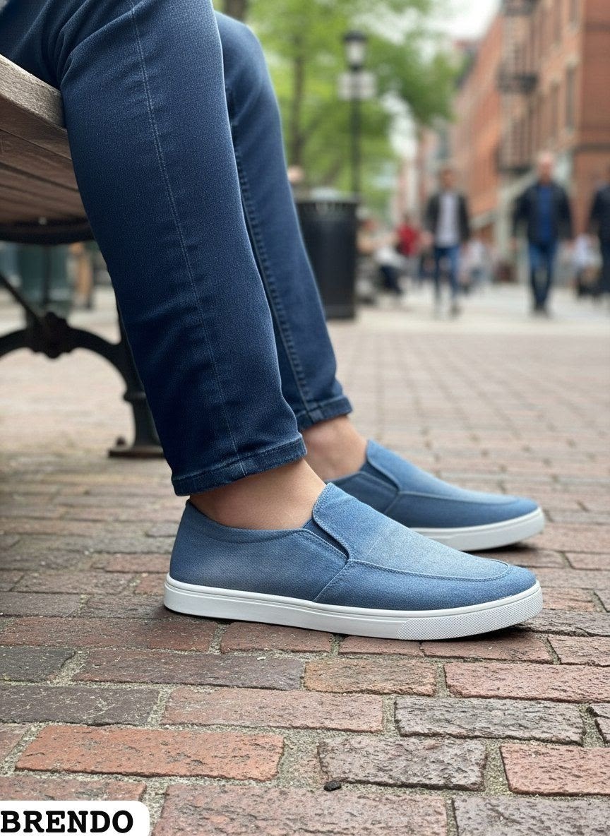 мужские джинсовые слипоны балдинини,повседневная ,парусиновая ,летняя мужская ,слипоны мужские