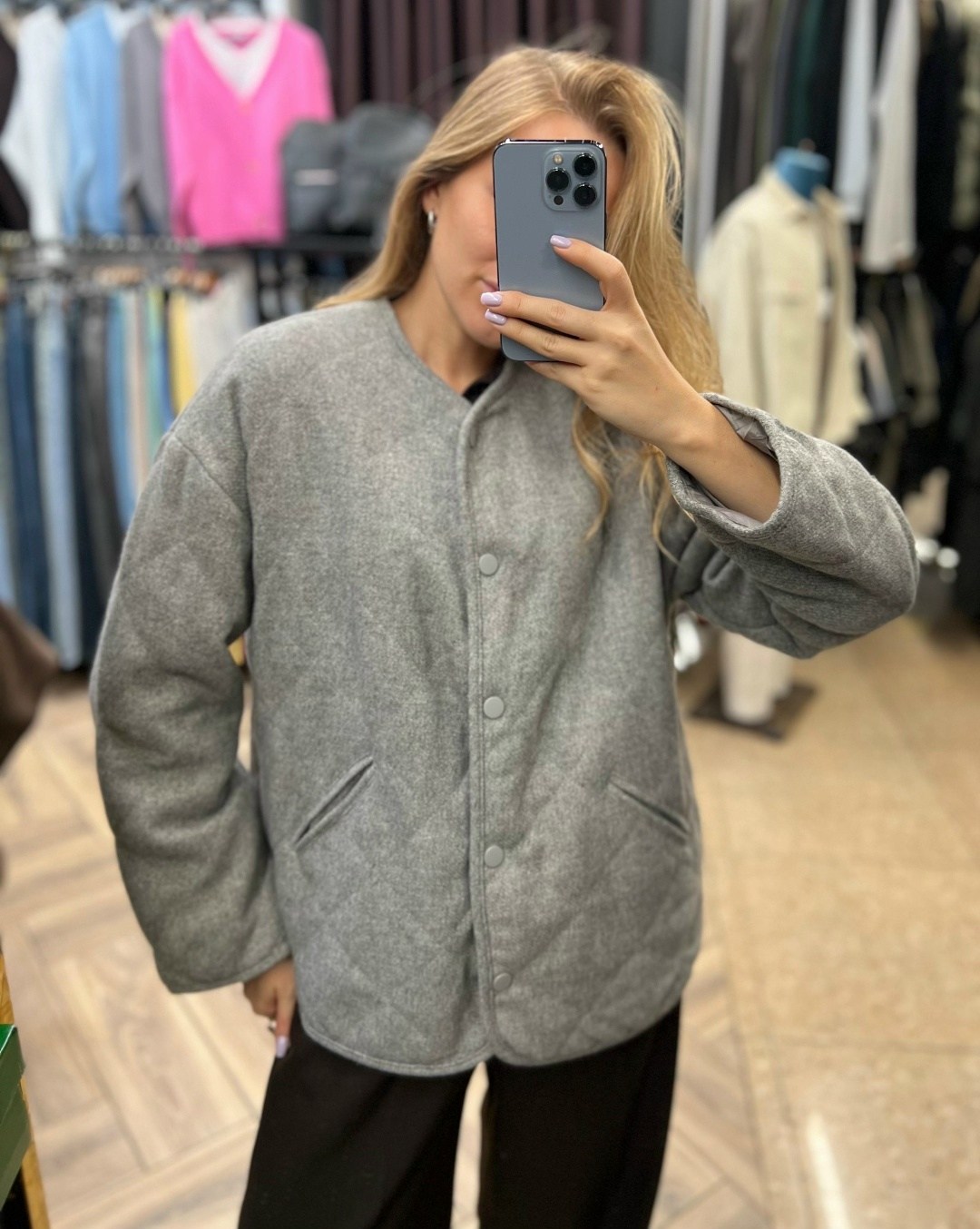 куртка бомбер оверсайз осень утепленная mavvi_dress,бомбер куртка,бомбер женская куртка,куртка бомбер оверсайз,бомбер серый