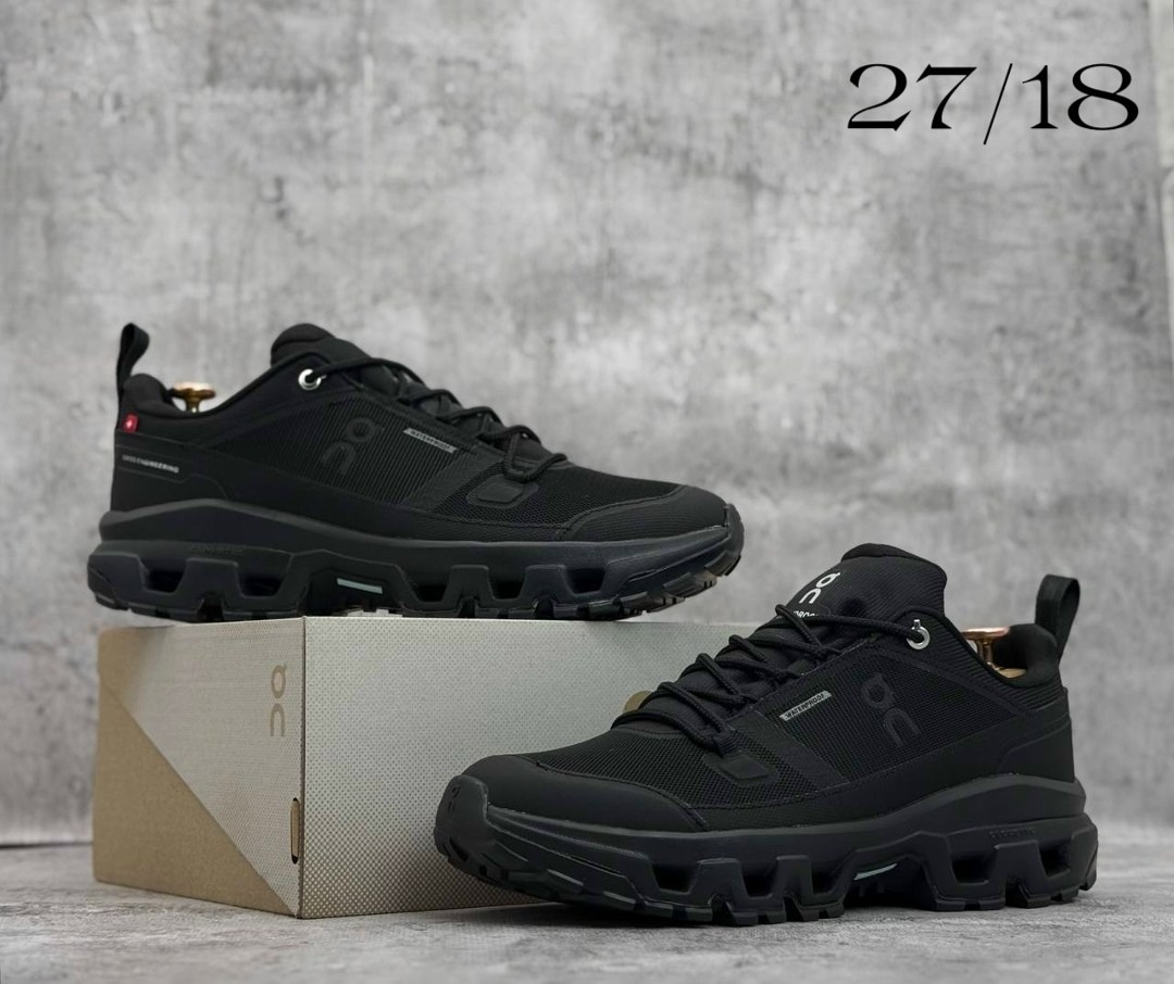кроссовки,мужские кроссовки,черные водонепроницаемые кроссовки cloudwander on,черные кроссовки,повседневные кроссовки