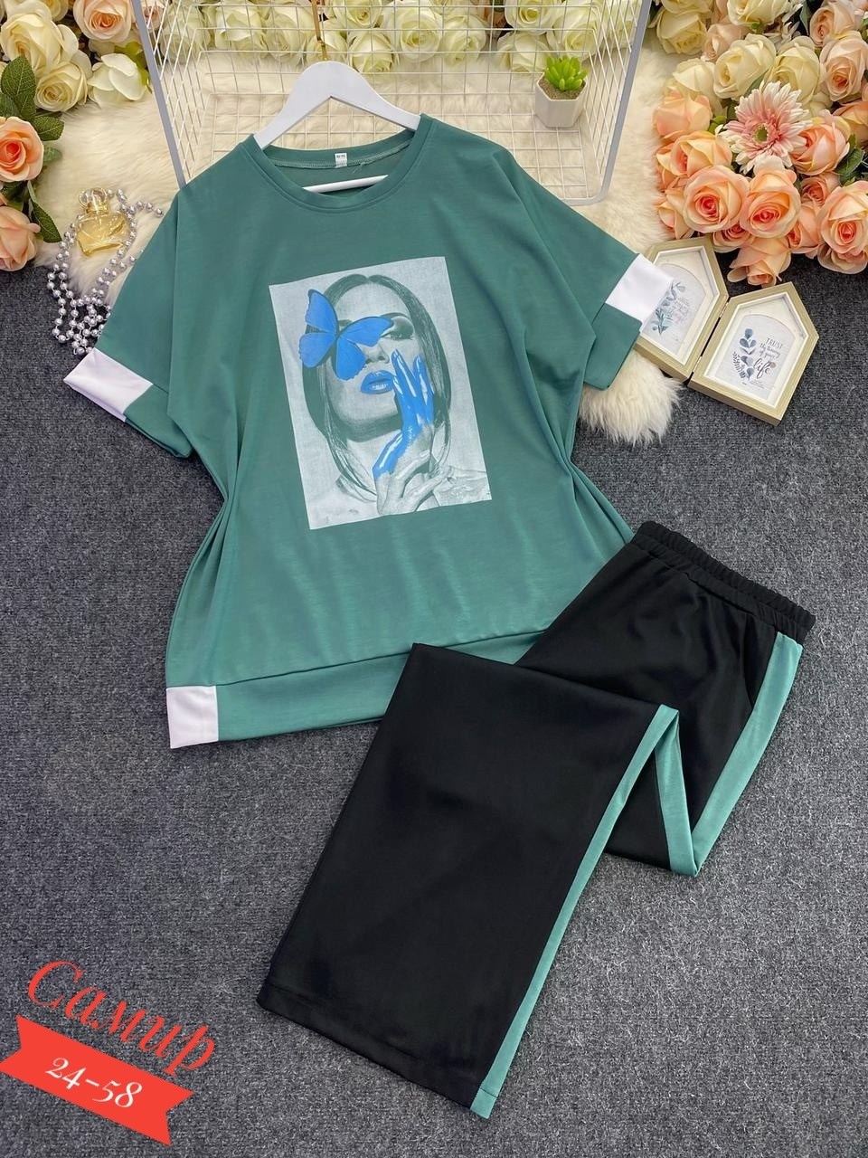 костюм спортивный брючный goddess 355492491,женские костюмы больших размеров,костюм двойка женская,костюм женский,женский брючный костюм