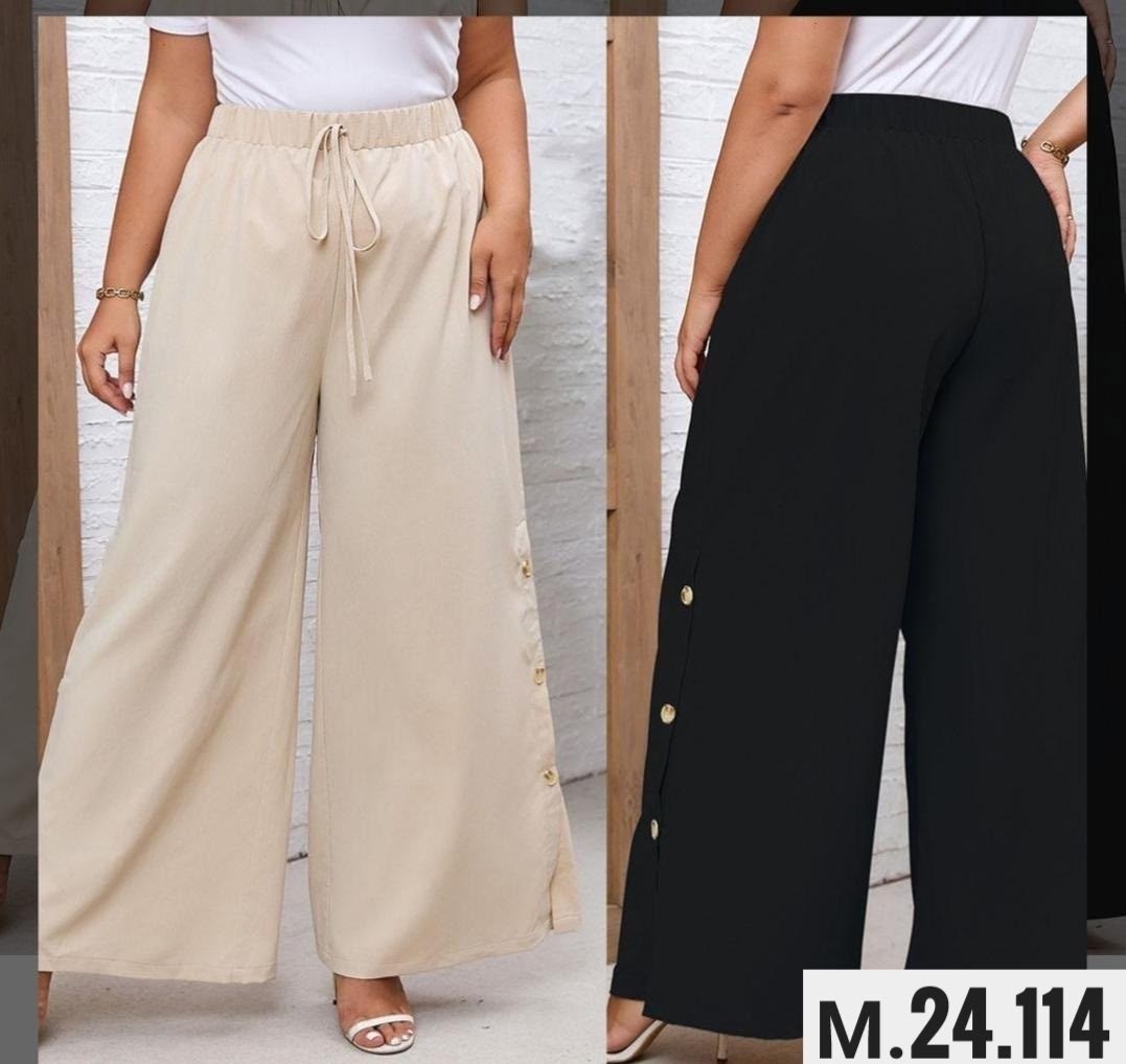 брюки женские с широкими штанинами, эластичная талия, много пуговиц,женские брюки с широкими штанинами,брюки палаццо из льна женские,брюки женские с широкими штанинами и разрезом на пуговицах,брюки же