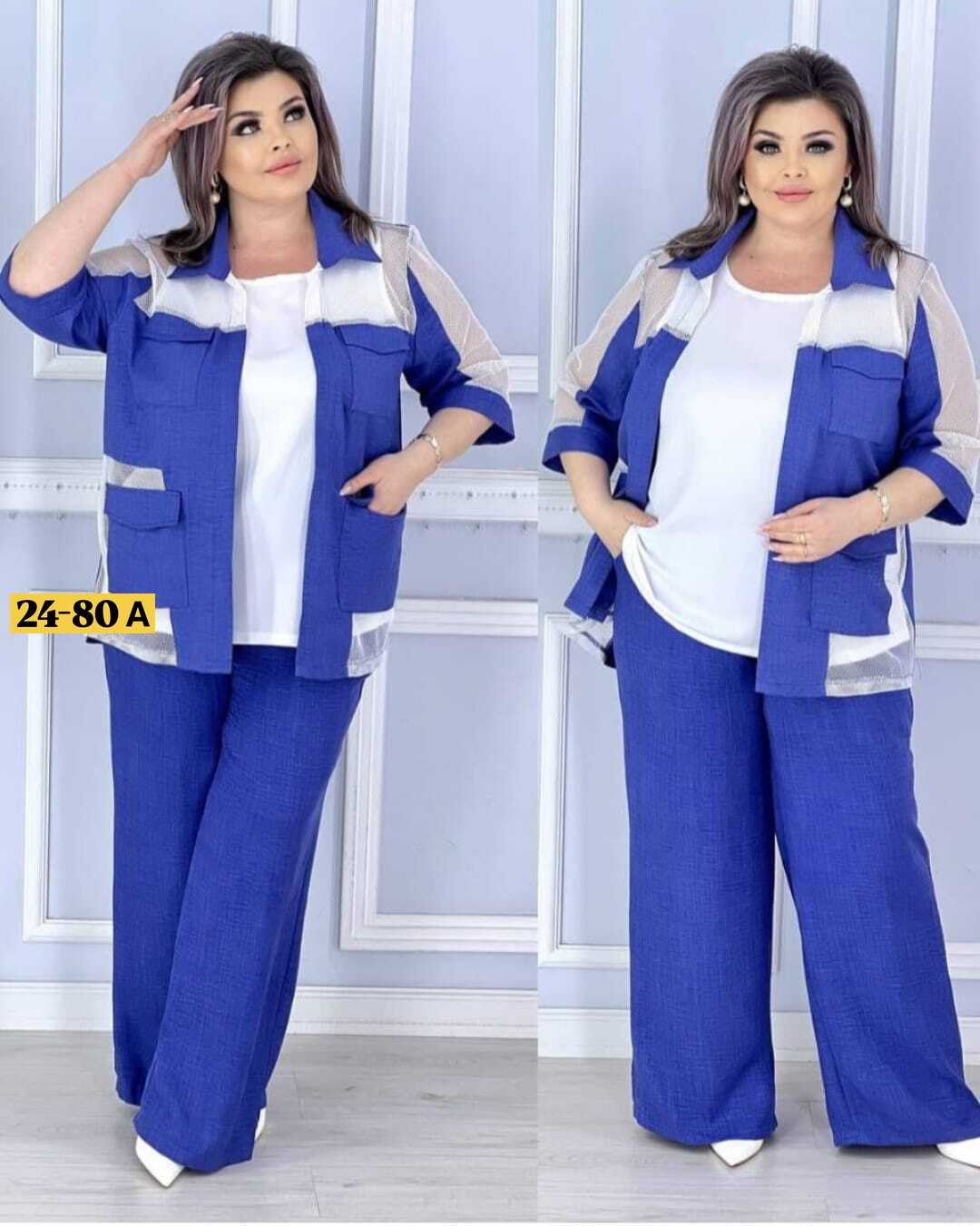 костюм тройка женский,стильные костюмы,женские костюмы, больших размеров,костюм брючный летний лен nova plus