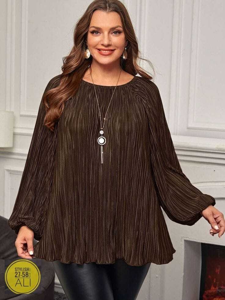 плиссированная блузка,блузка с воротником,блузки женские,женская кофта,туника женская