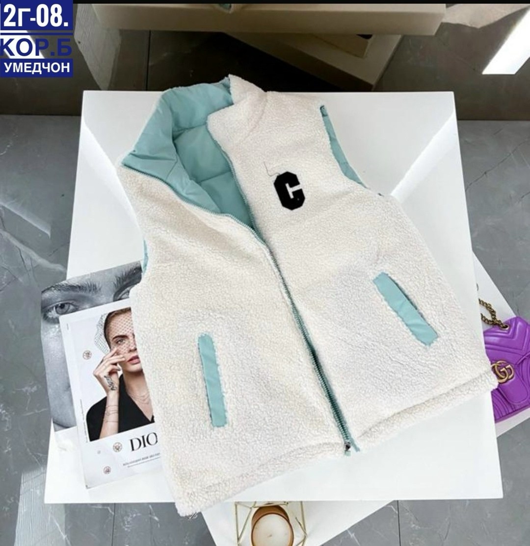 двухсторонняя жилетка женская,двухсторонняя жилетка,жилетка женская,жилет женский,жилет женский оригинальный