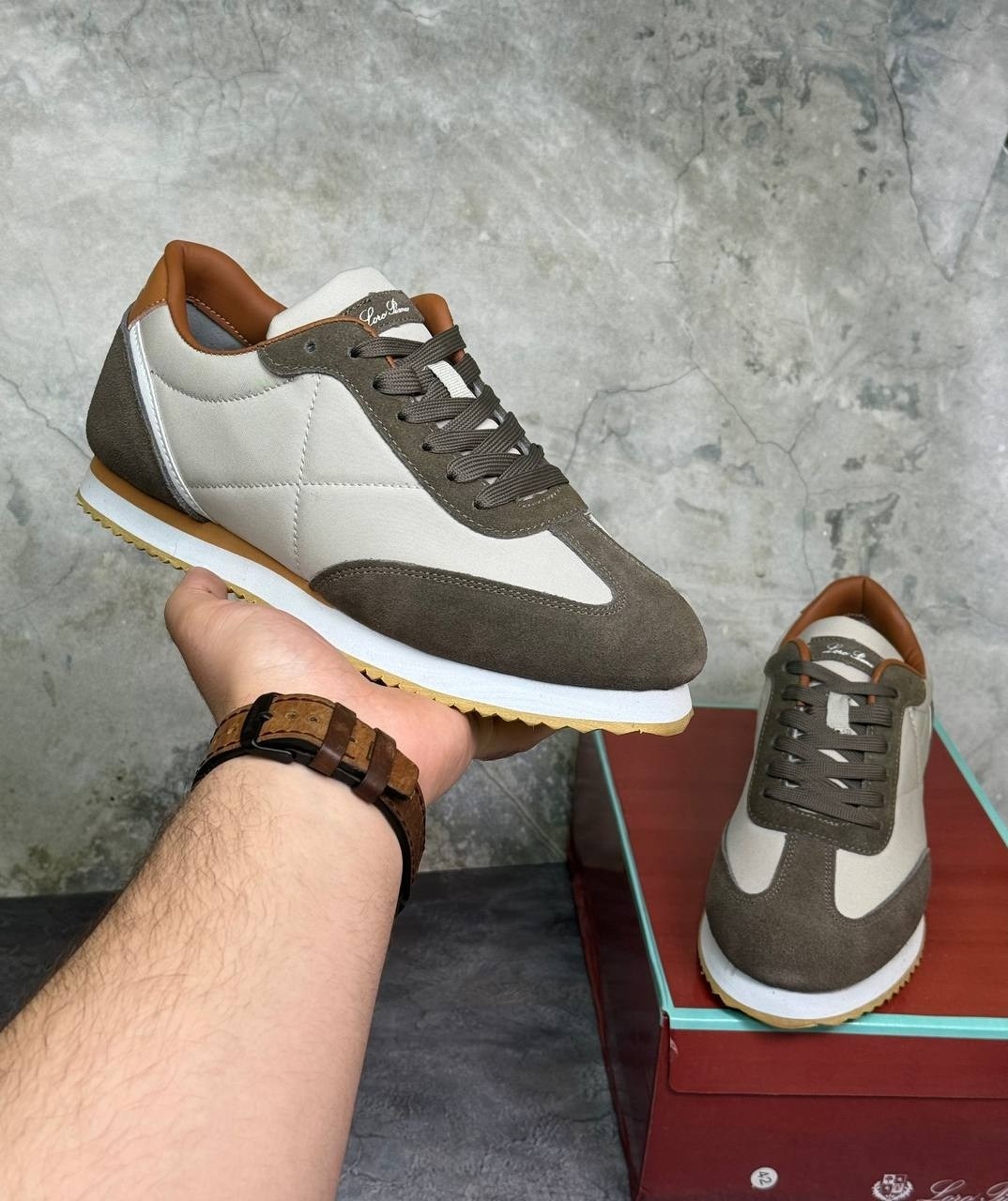 ,кроссовка мужской,замшевые кроссовки,мужские кроссовки,лоро пиано  мужская кроссовки