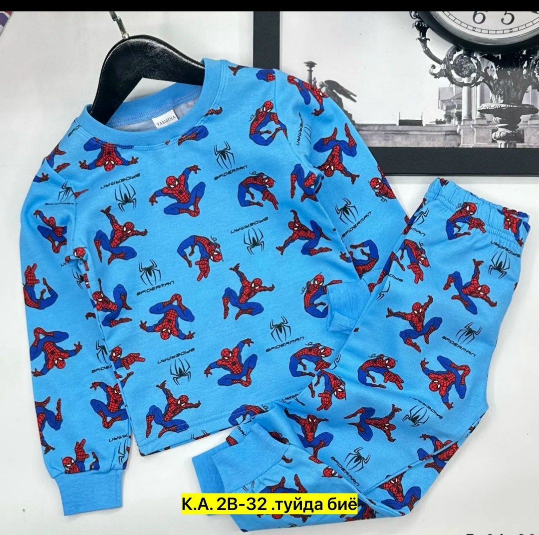 пижама для мальчика человек паук,пижама для мальчика,пижама детская,пижама спайдермен,пижама человек-паук
