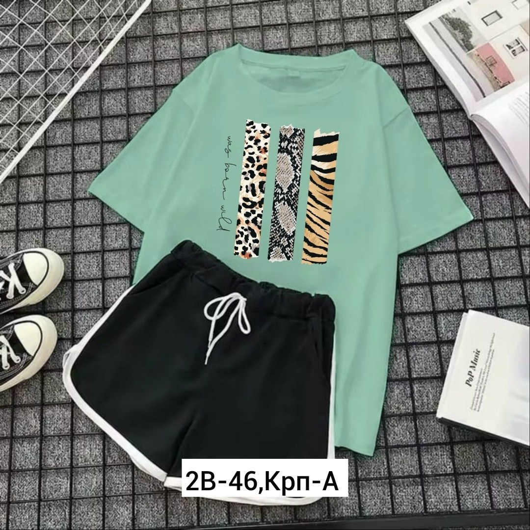 повседневный костюм,костюм футболка шорты,женские костюмы,летние костюмы