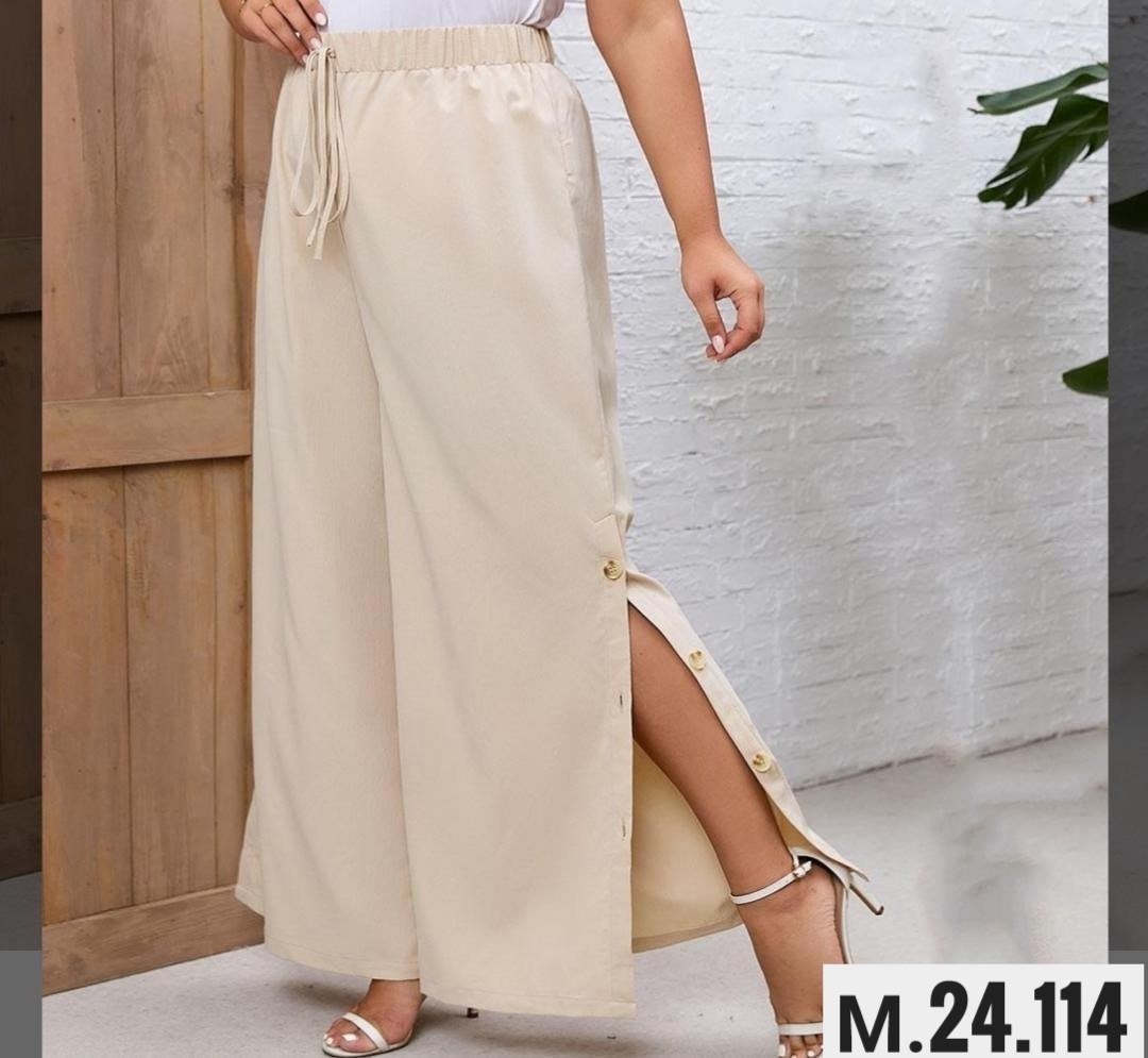 брюки женские с широкими штанинами, эластичная талия, много пуговиц,женские брюки с широкими штанинами,брюки палаццо из льна женские,брюки женские с широкими штанинами и разрезом на пуговицах,брюки же