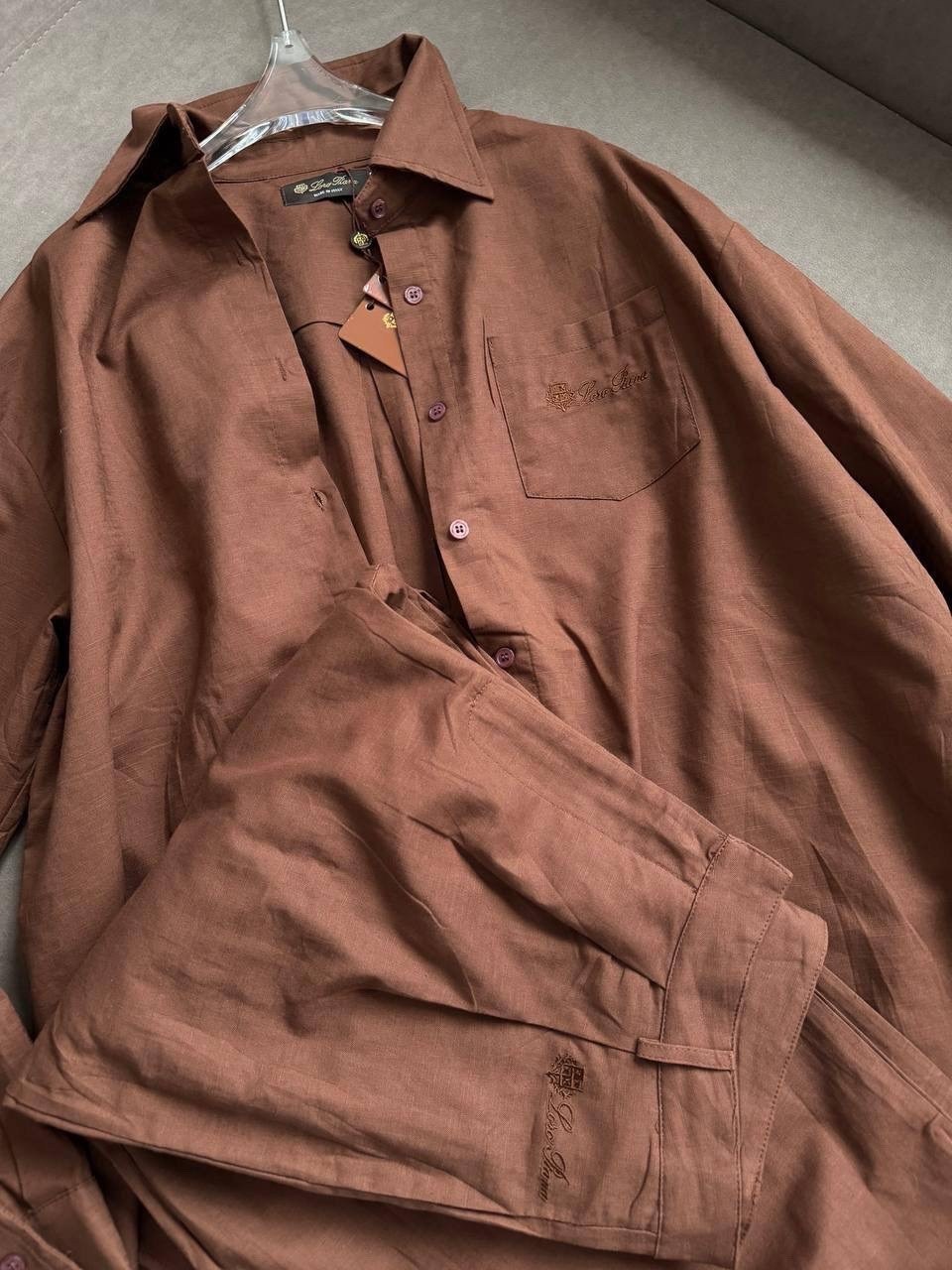 стильные костюмы,брючный костюм,костюм с брюками,рубашка женская kinfolk clothes оверсайз коричневая l,повседневный костюм