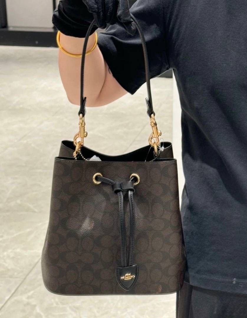 женская сумка coach,coach сумка ведро,сумка coach,сумка,сумка женская черная