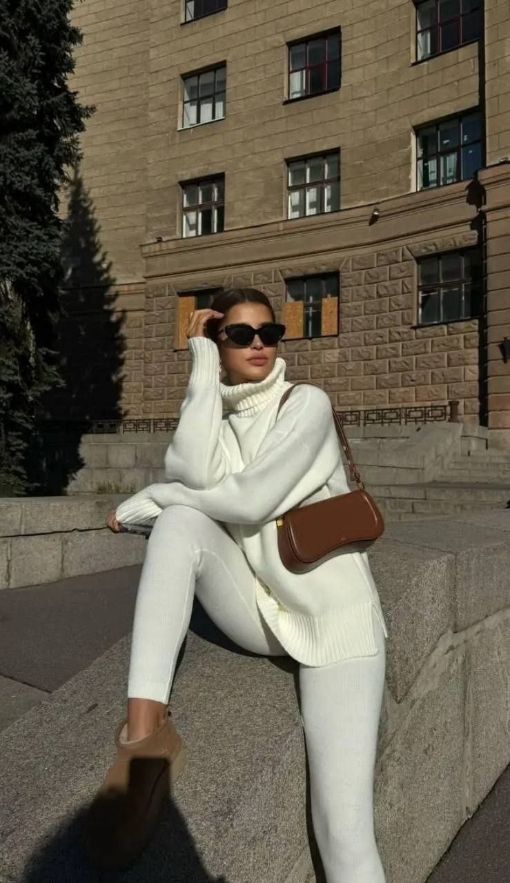 костюм вязаный трикотажный теплый с брюками royalclothes цвет черный,теплый женский вязаный костюм с горлом,костюм вязаный трикотажный теплый с брюками,трикотажный шерстяной костюм,костюм вязаный трик