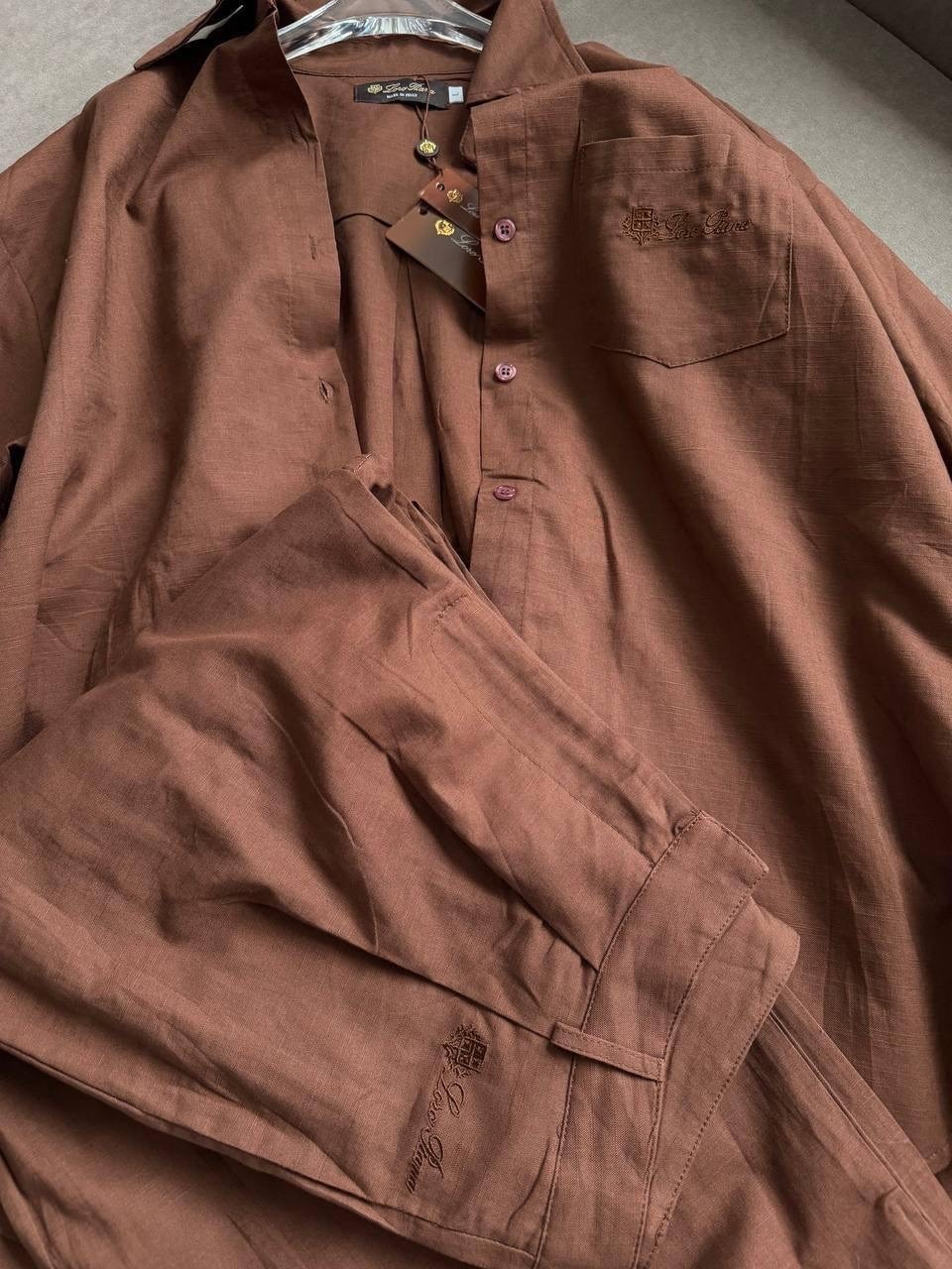 стильные костюмы,брючный костюм,костюм с брюками,рубашка женская kinfolk clothes оверсайз коричневая l,повседневный костюм