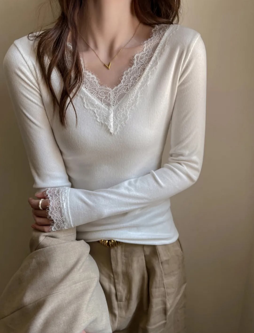 кружевная рубашка,женские кружевные рубашки,кружевной топ,женская трикотажная футболка с длинным рукавом и v-образным вырезом,женские топы