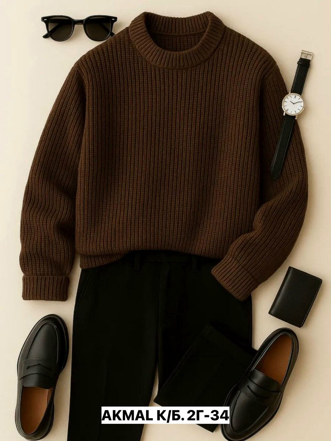 свитер оверсайз вязаный с круглым воротом джемпер,свитера мужская,свитер теплый оверсайз,свитер черный,мужской вязаный свитер