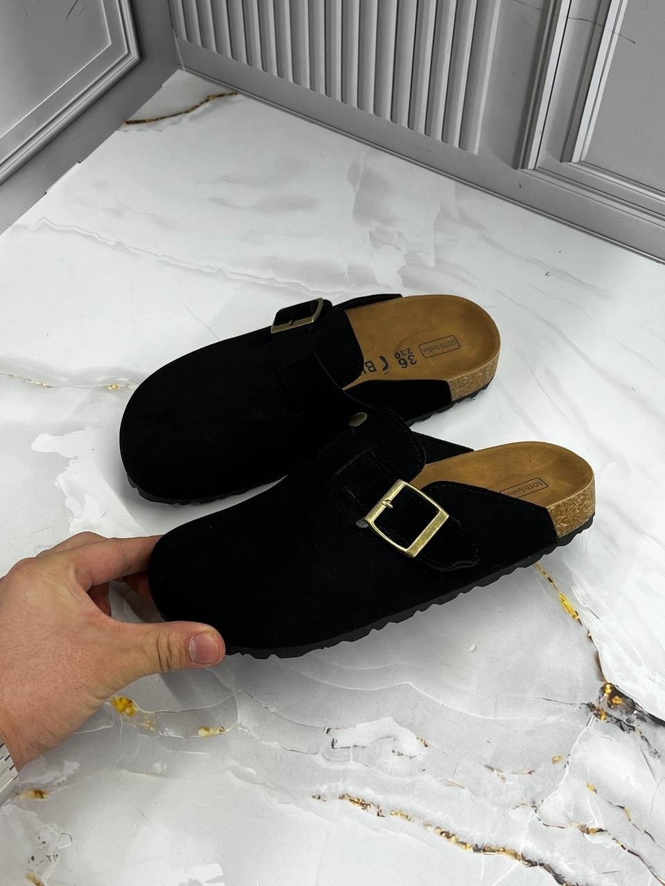 ,сабо birkenstock,женские birkenstock, повседневные,замшевые сабо