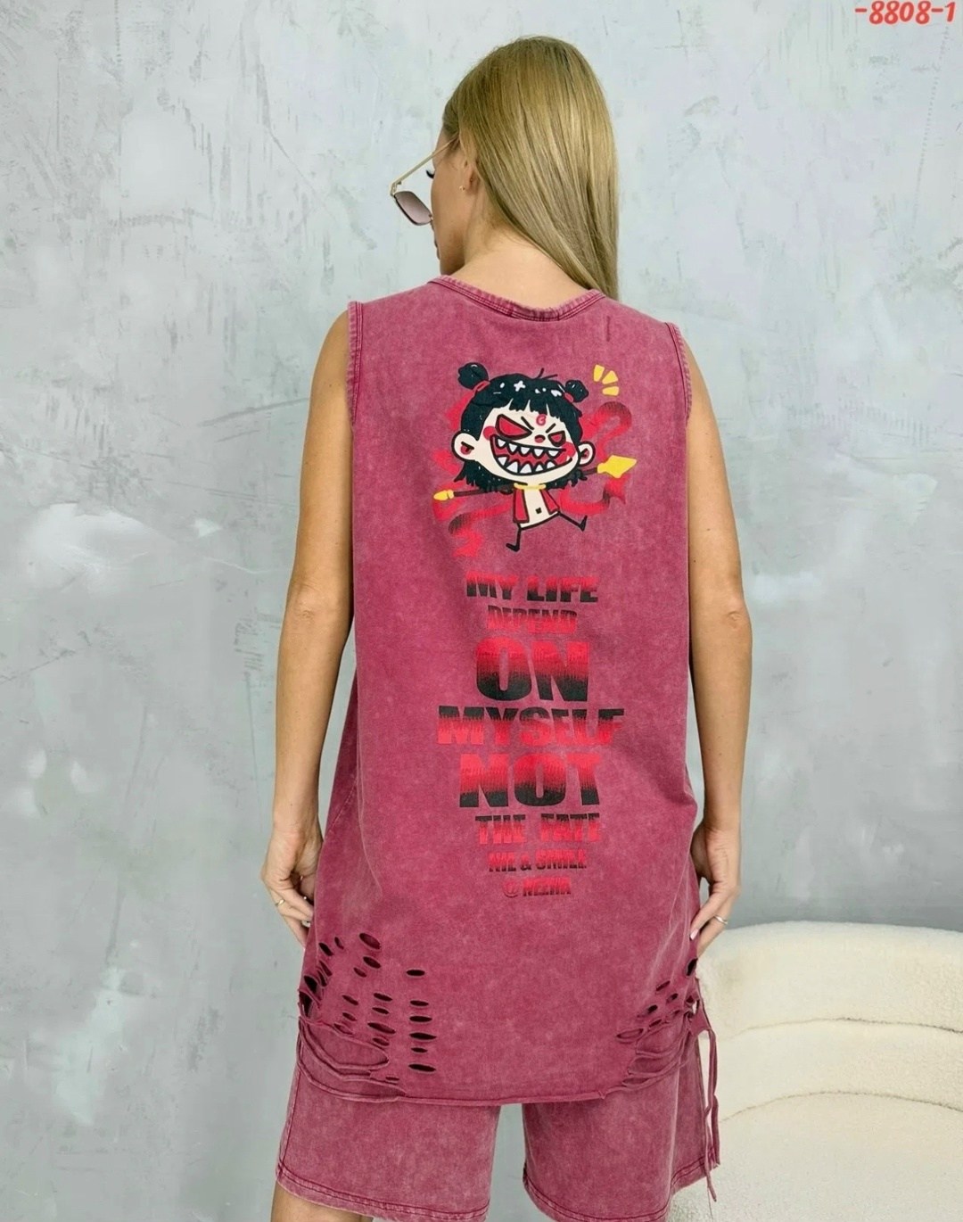 майка варенка,футболки женская,,костюм шорты