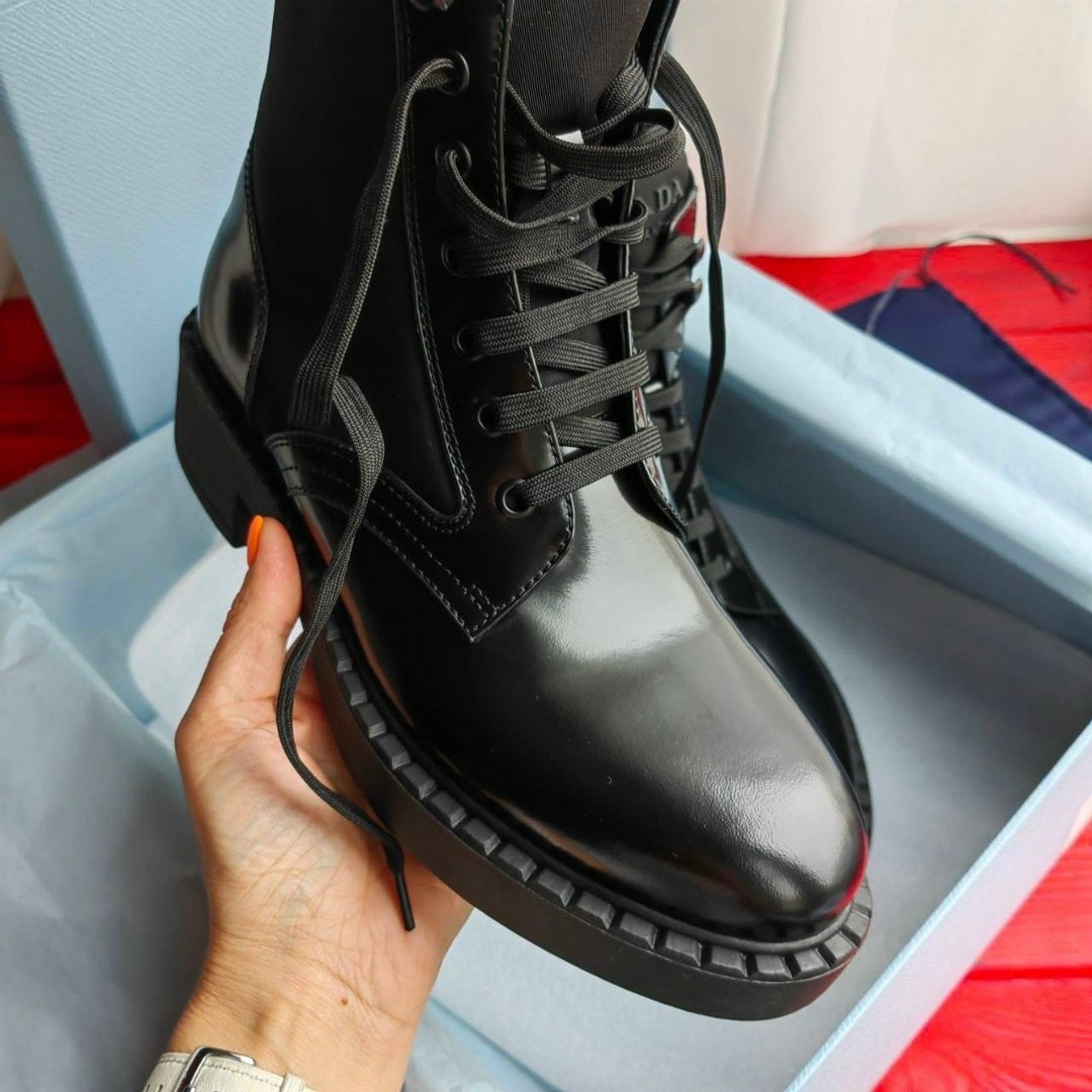 прада ботинки,,ботинки prada,кожаные ботинки prada, прада