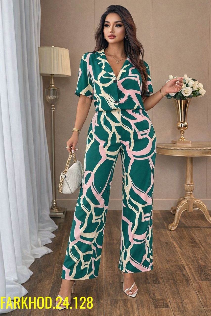 женский костюм,брючной костюм,костюм с брюками,костюм женский летний,костюм с принтом