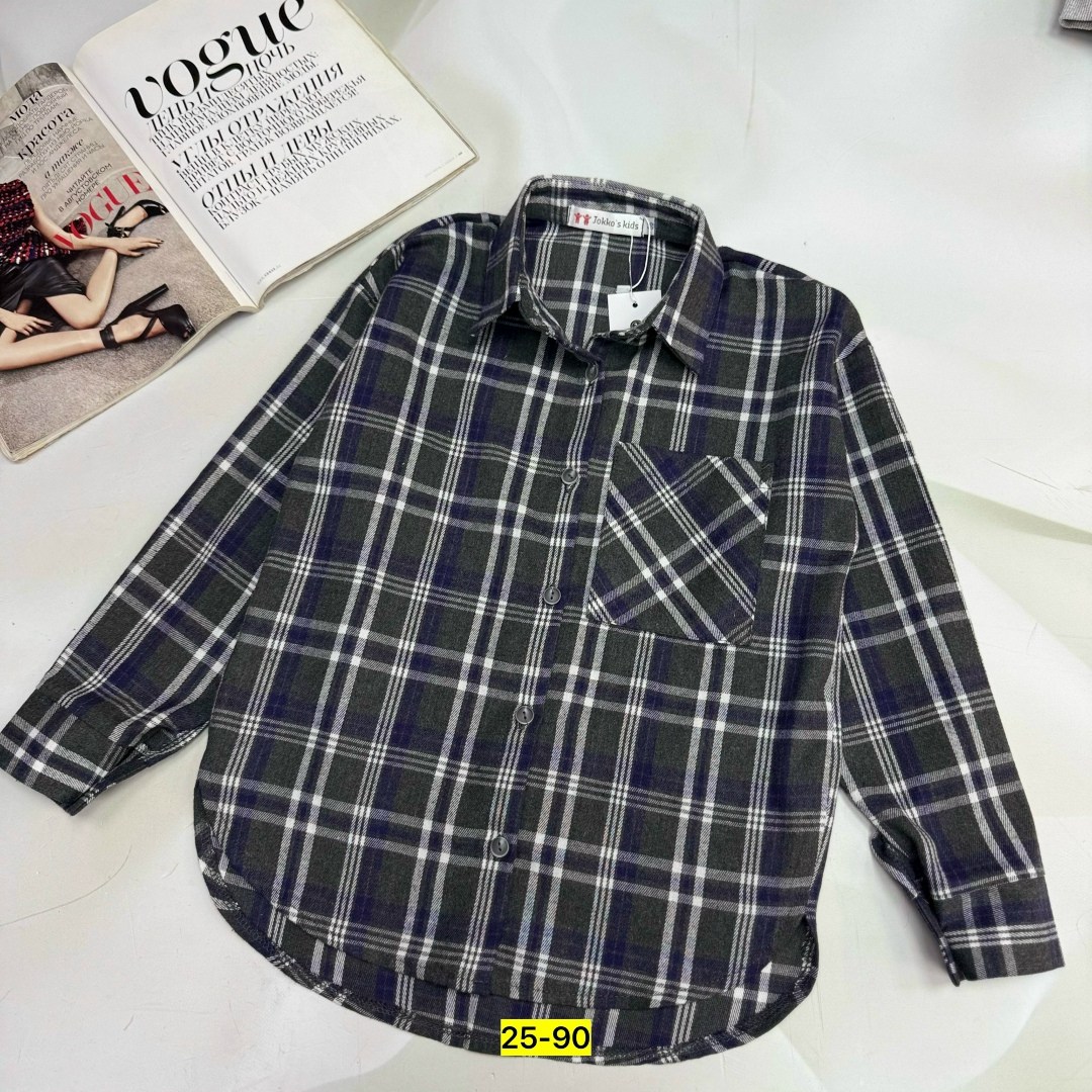 рубашка gloria jeans 2198 клетка,рубашка в клетку женская,рубашка в клетку для девочек,рубашка блузка,клетчатая рубашка