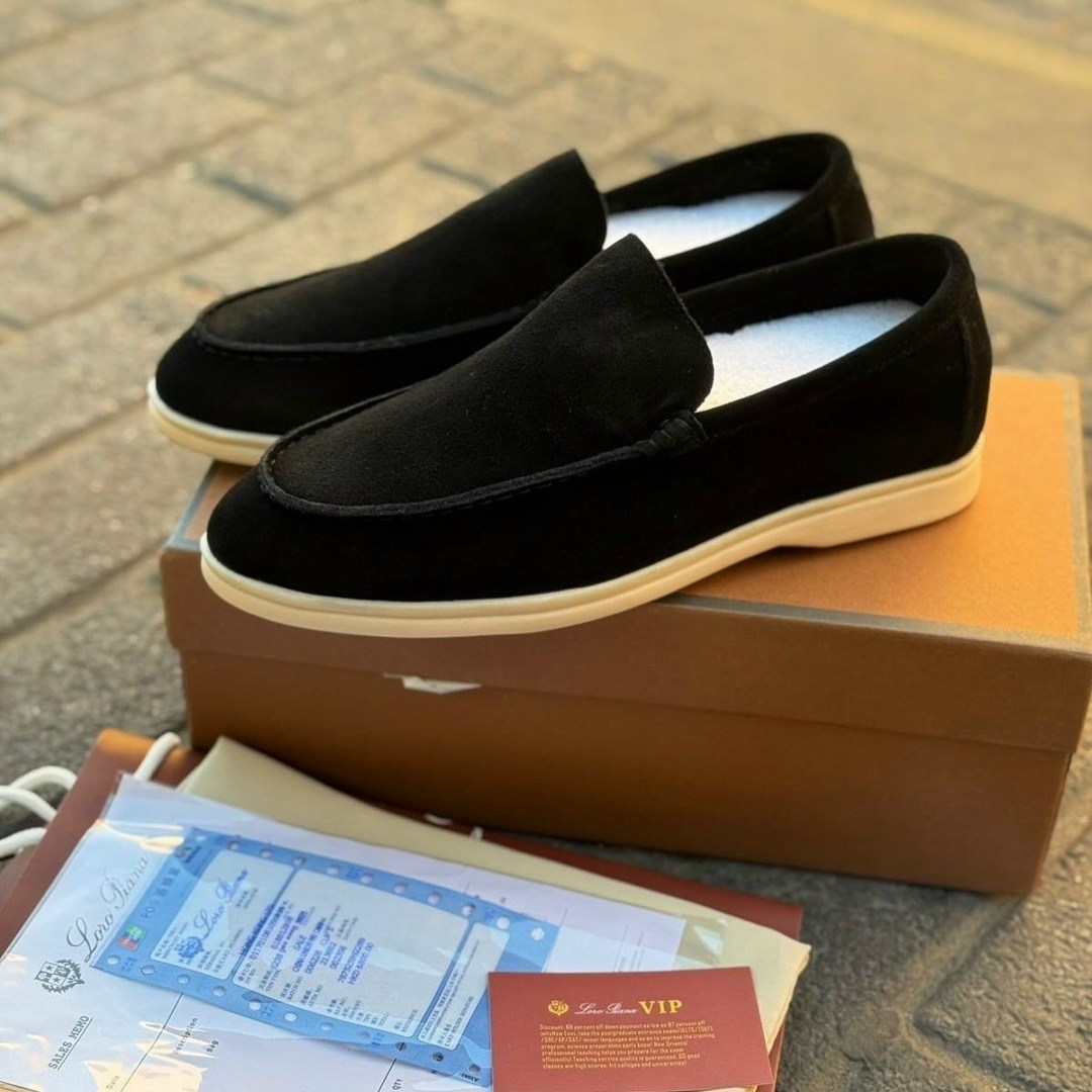 замшевые лоферы лоро пиано мужские,лоферы мужские замшевые loro piana,замшевые лоферы,мужские лоферы замшевые лоро пиано черные premium a73152,замшевые мокасины лоро пиано