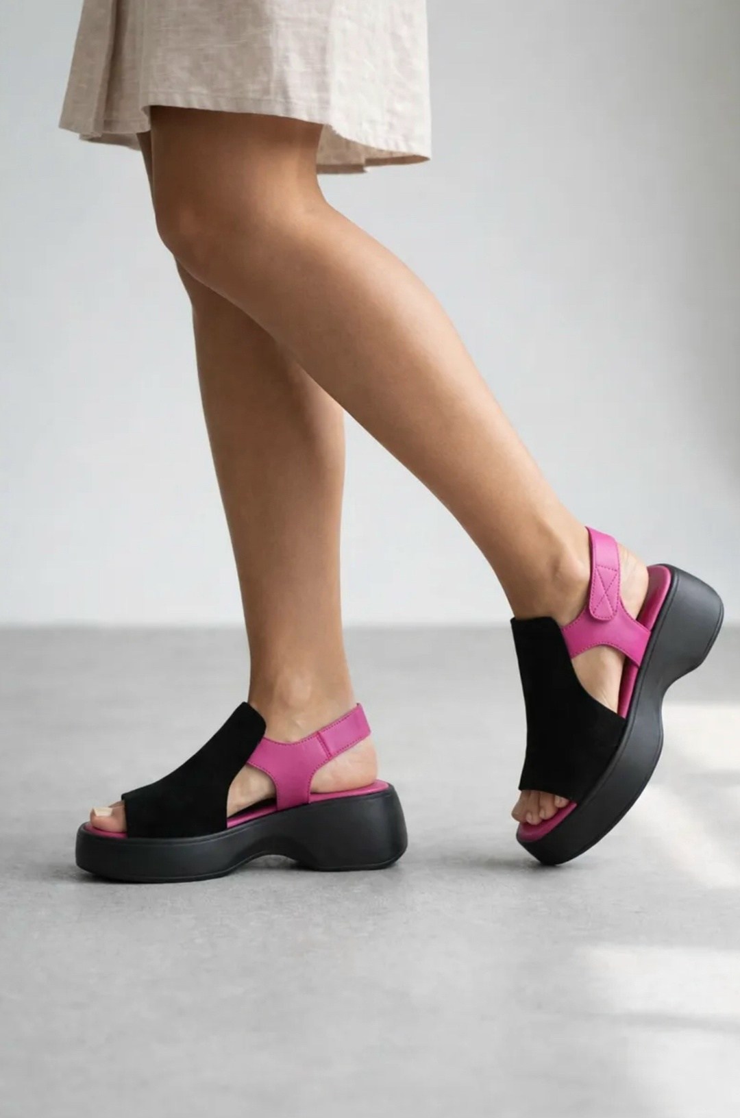 стильные босоножки,босоножки на платформе,босоножки женские,замшевые босоножки,