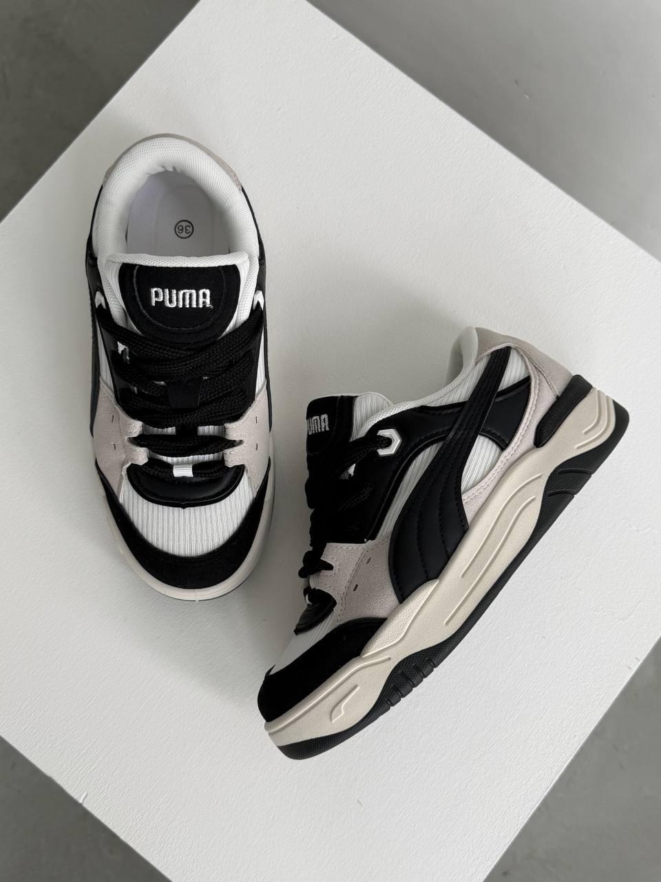 кроссовки 180 puma цвет puma white/puma black,кроссовки puma,кроссовки puma 180,кроссовки puma 180 цвет puma white/puma black артикул 9931758,кроссовки