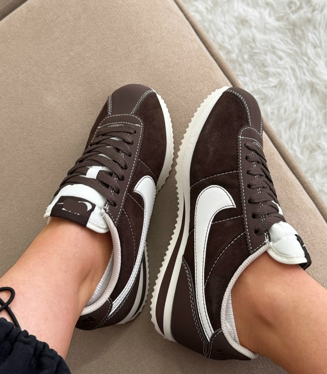 кроссовки cortez коричневые nike,женские кроссовки nike cortez,кроссовки замша,кроссовки,женская